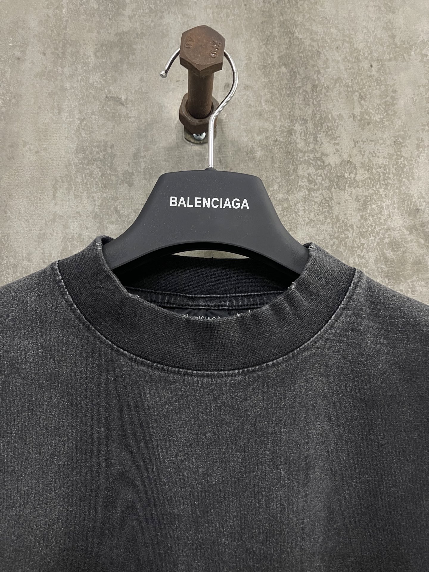 Balenciaga | Puma Oversized T-shirt in Heather Black（831305TTVA61041）