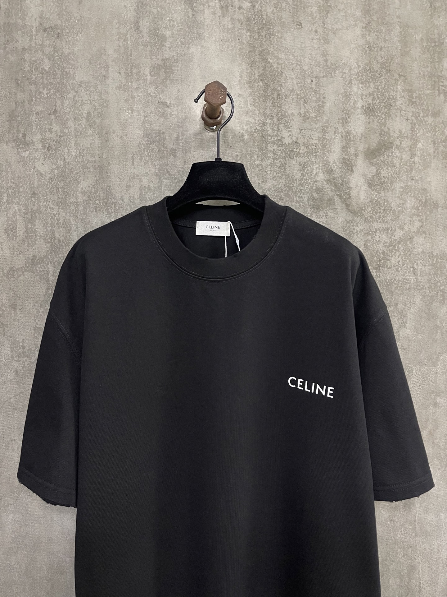 CELINE Loose T-shirt in Cotton Jersey (2X43C671Q-38AW）