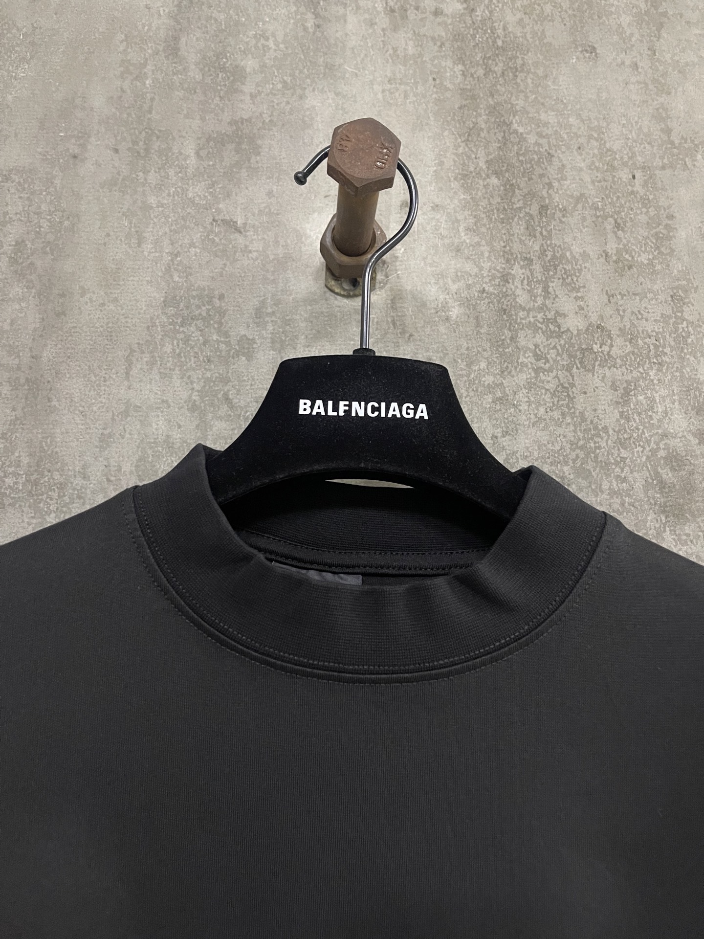 Balenciaga Mirror Balenciaga T-Shirt Medium Fit 'Black'（612966TNVR21070）