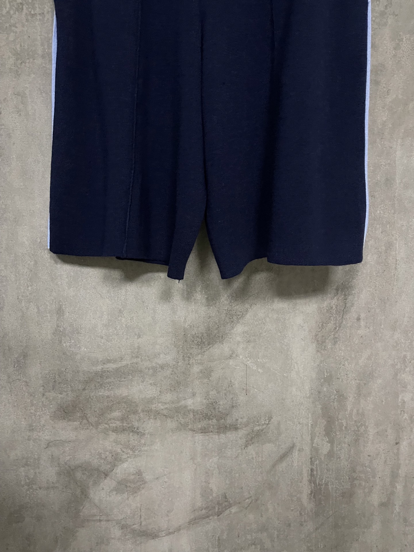 Tyler, The Creator x Louis Vuitton Signature Knitted Wool Shorts "Navy Blue"（1AFPXN）