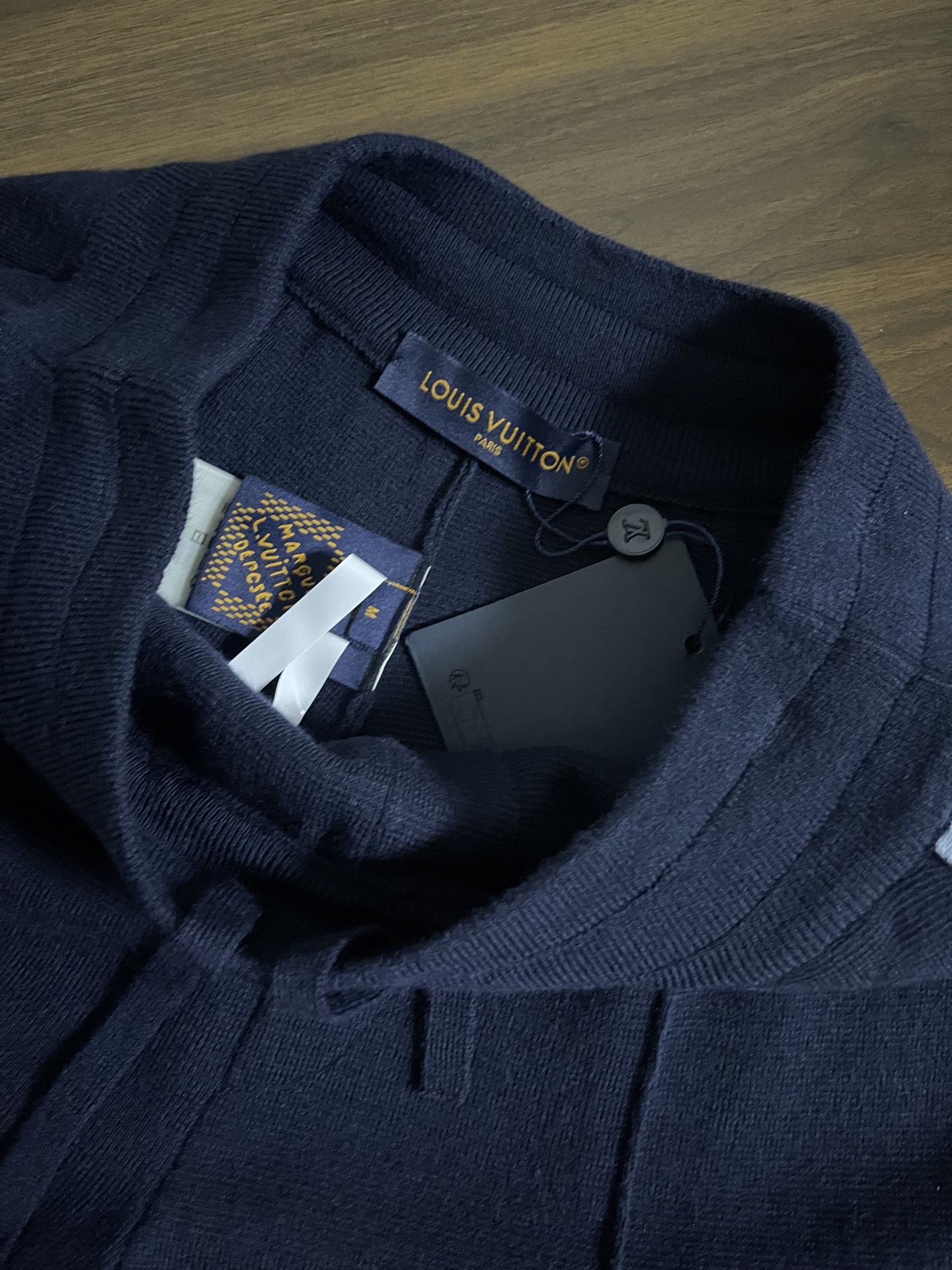 Tyler, The Creator x Louis Vuitton Signature Knitted Wool Shorts "Navy Blue"（1AFPXN）