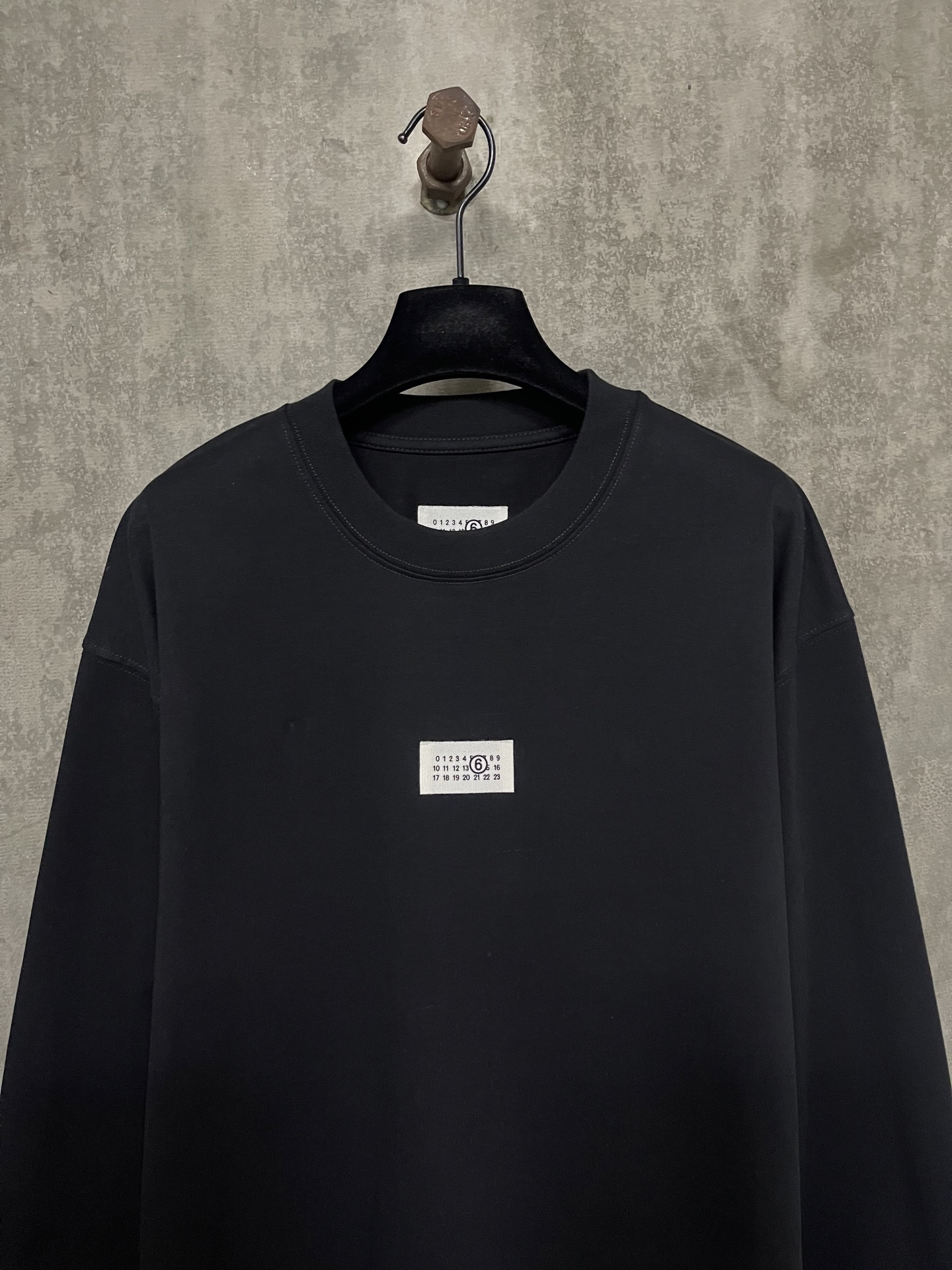 MM6 Maison Margiela Men's Cotton T-Shirt "Black" (SH0GC0034S24312-900）