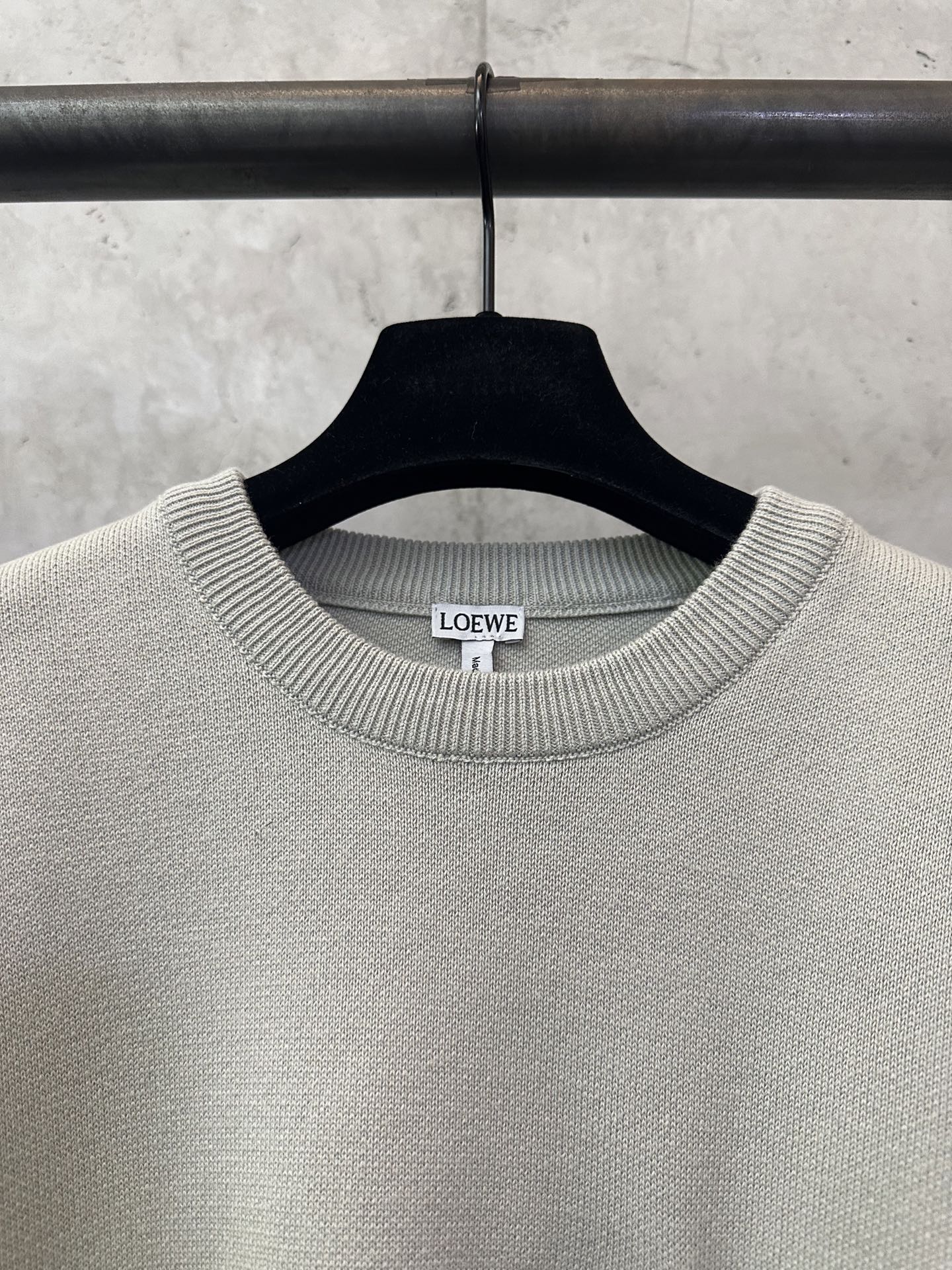 LOEWE Gray cotton blend sweater (H526Y14KDK-1527）