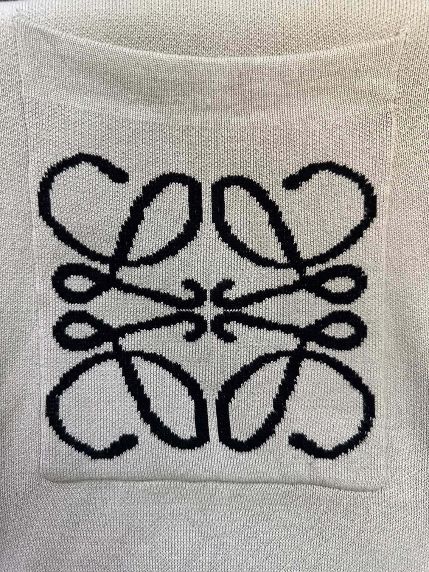 LOEWE Gray cotton blend sweater (H526Y14KDK-1527）