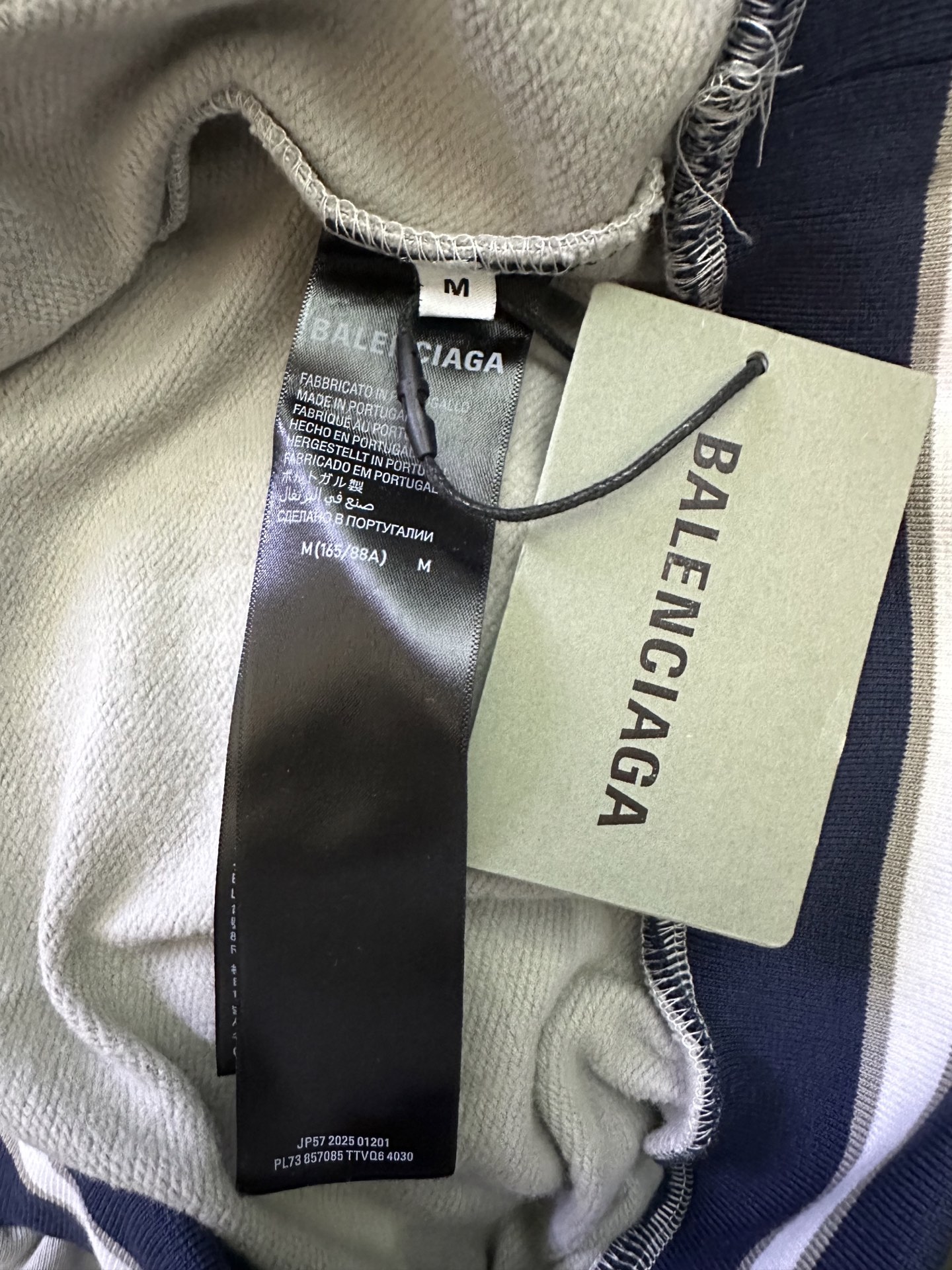 Balenciaga 3B Football Polo Hoodie (827939TTVQ81461）