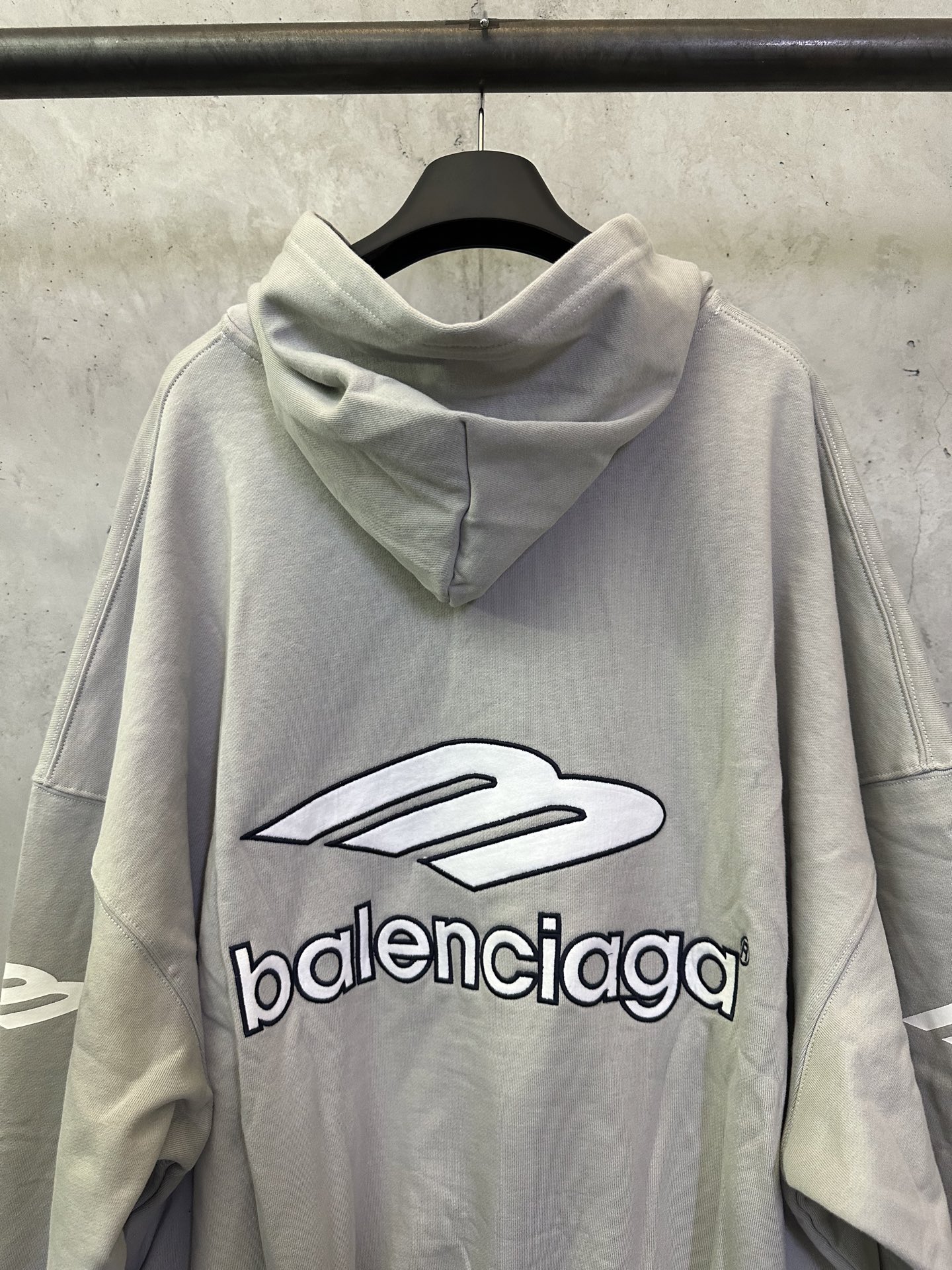 Balenciaga 3B Football Polo Hoodie (827939TTVQ81461）