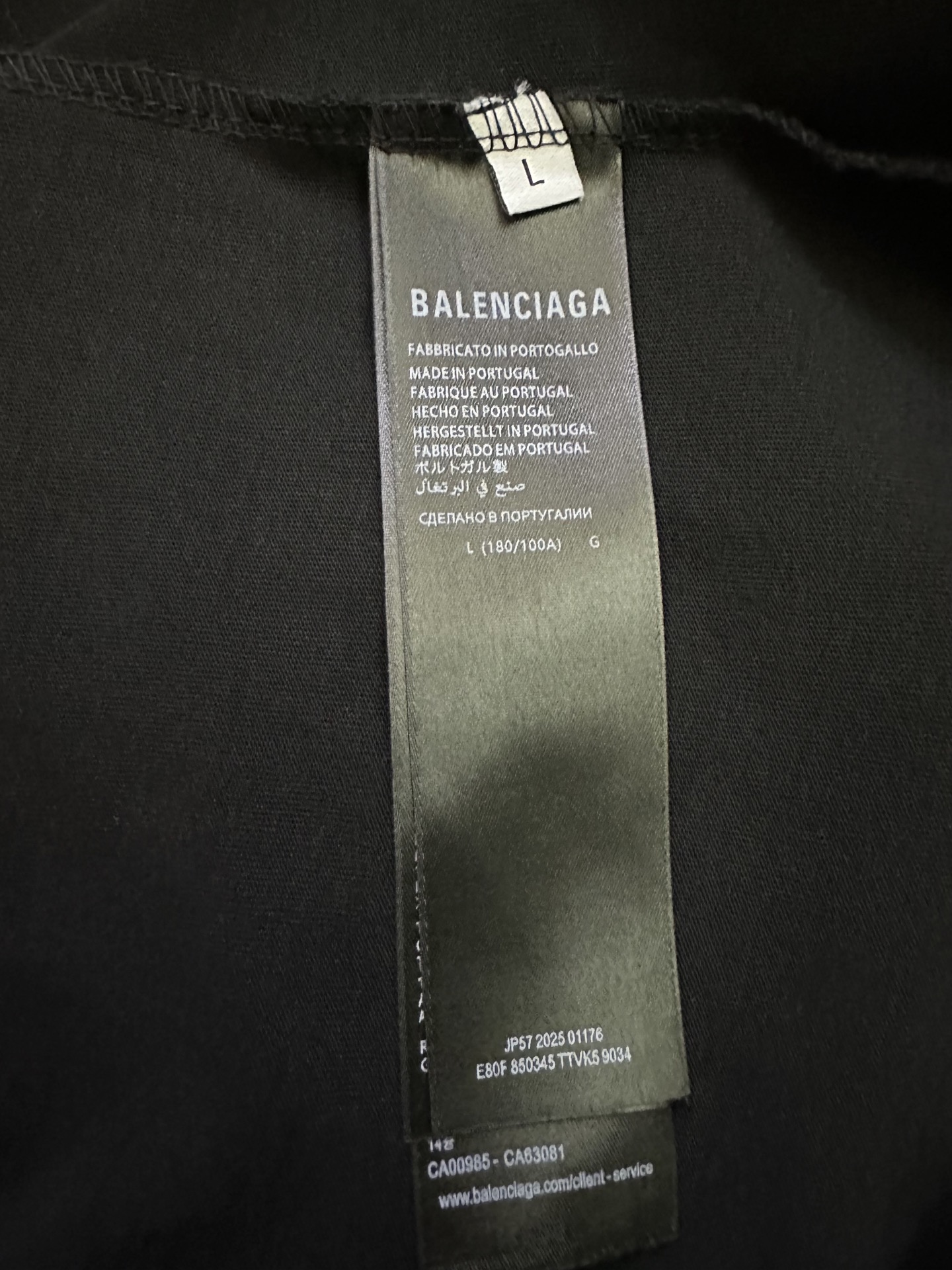 BALENCIAGA 3B Sports Icon T-shirt（855362TTVK59034）