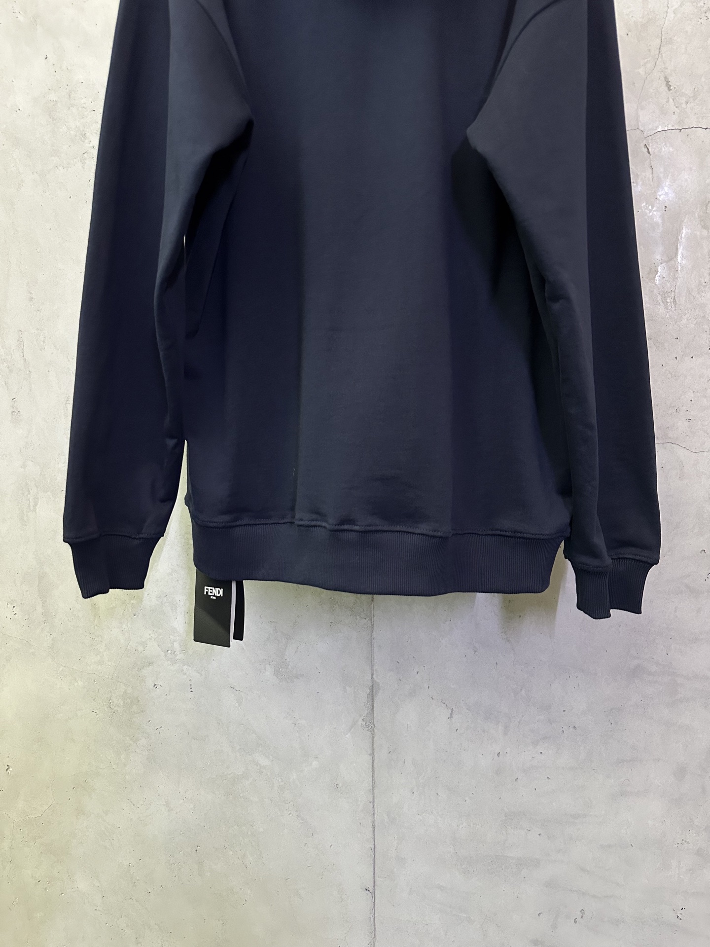 FENDI 2026 Chinese New Year Limited Edition Dark Blue Cotton Sweatshirt (FY1143AYZ8F0PTH）