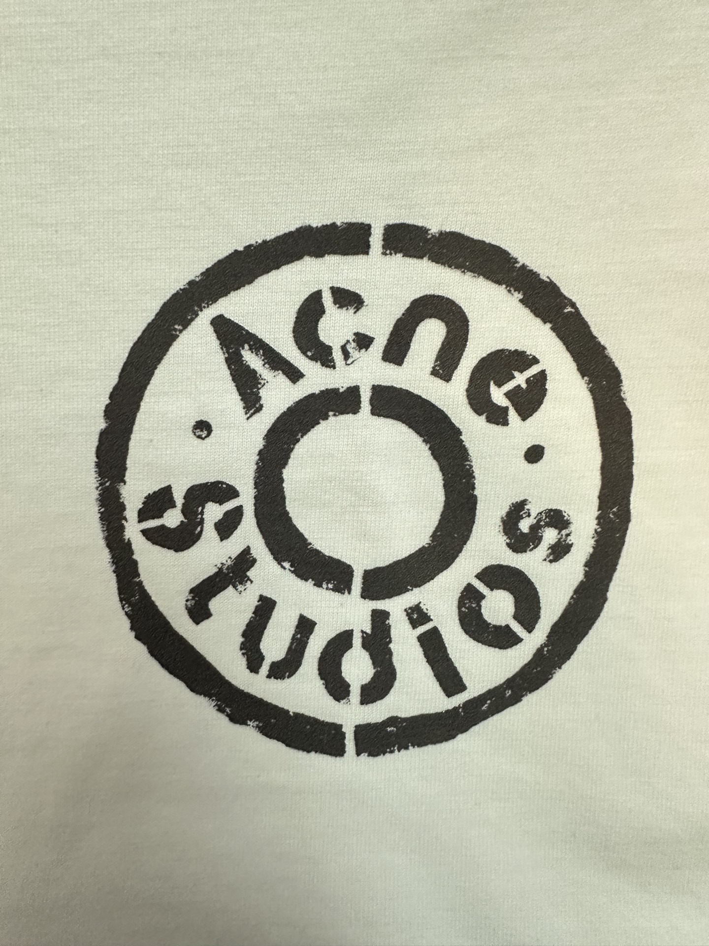 Acne Studios Logo Detailed Crewneck T-Shirt (CL0428-183）