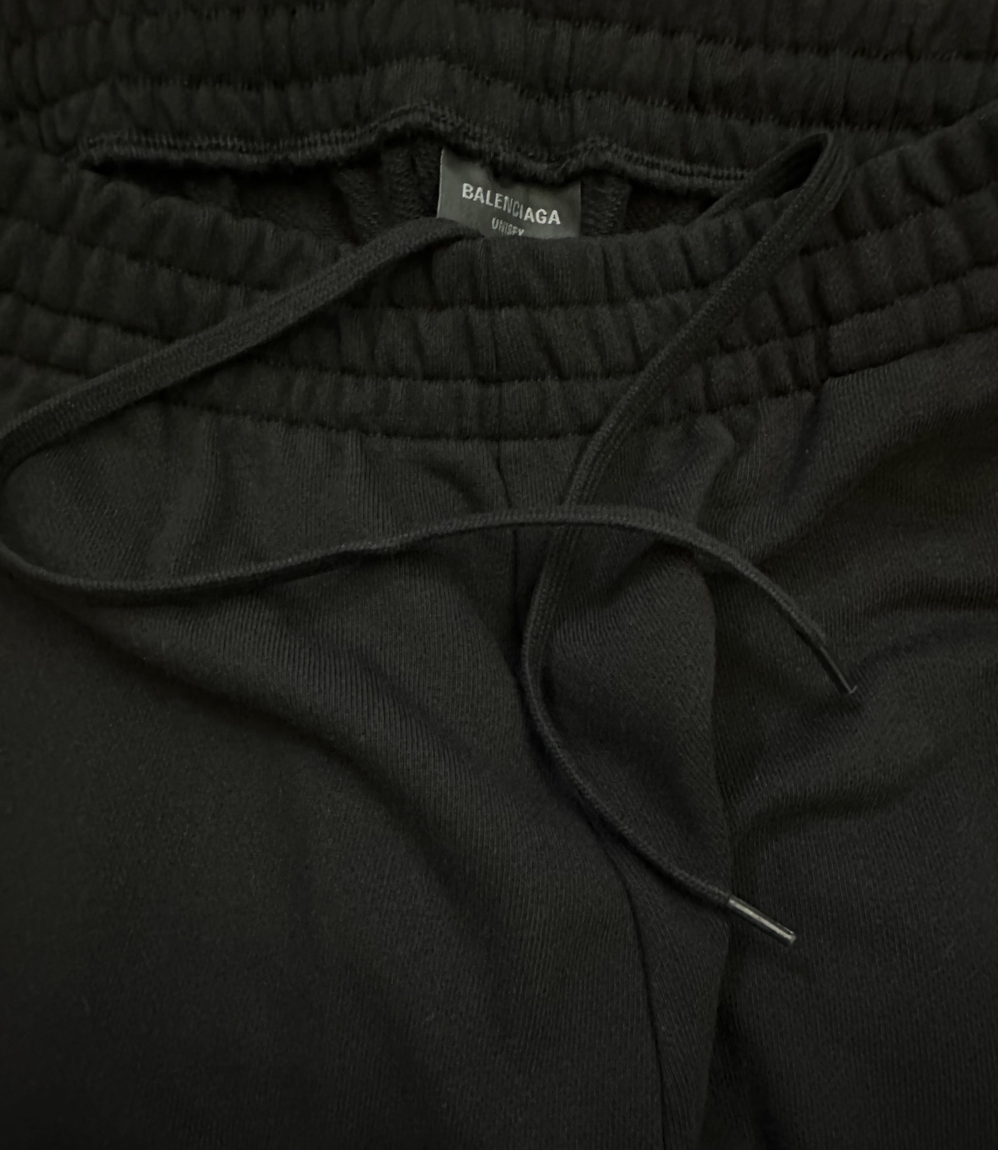 Balenciaga NBA collaboration oversized track pants in black/white（864873TTVV91070）