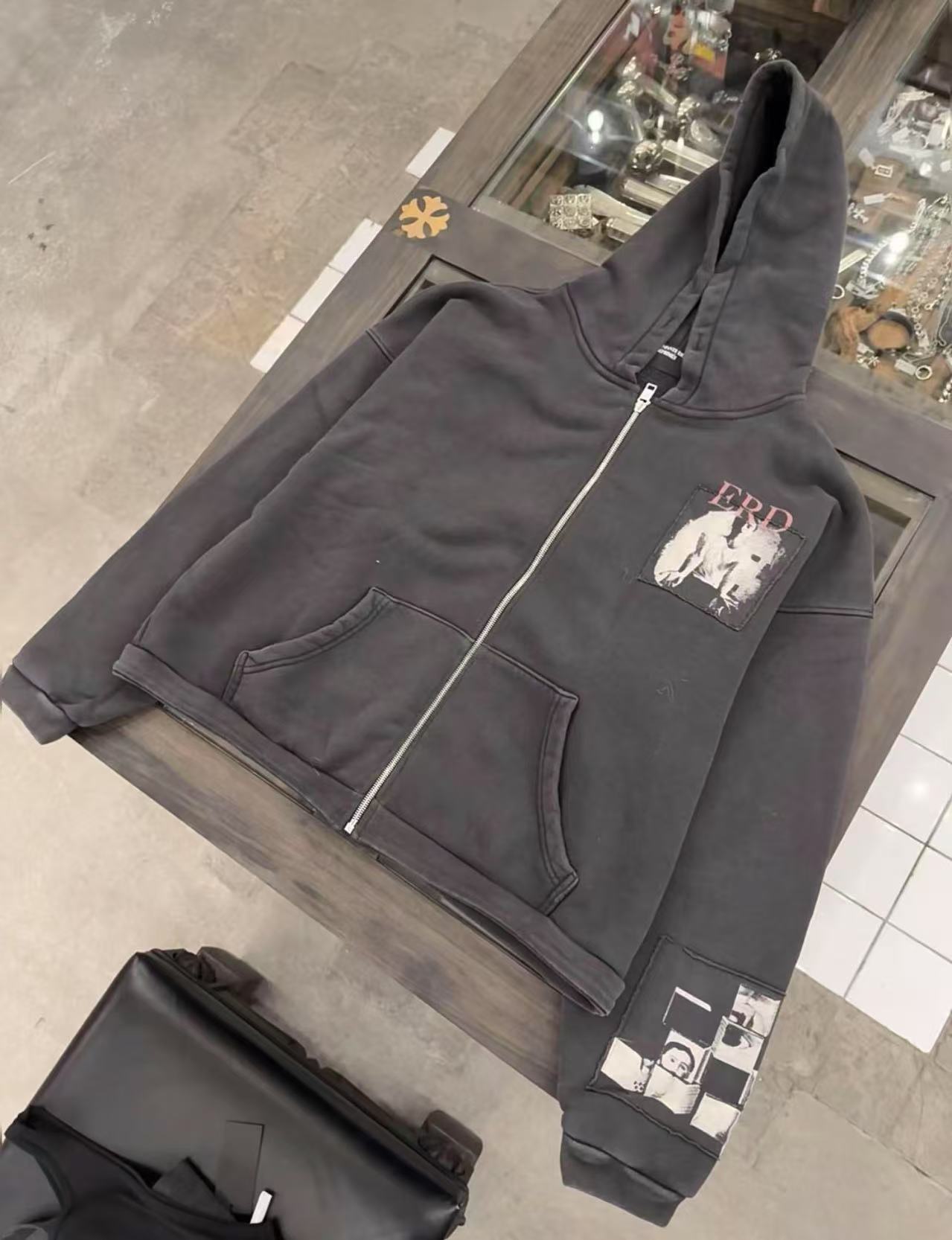 ENFANTS RICHES DEPRIMES NARCOTICA ZIP HOODIE（020-445）