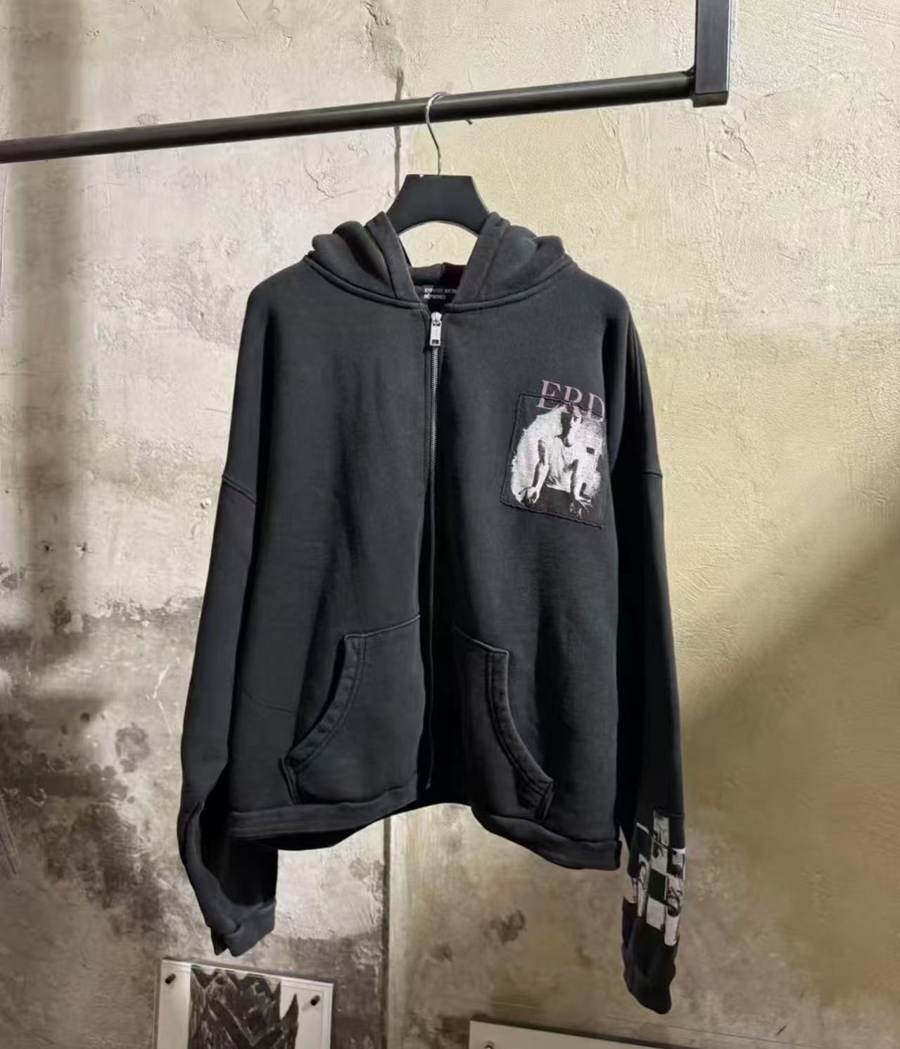 ENFANTS RICHES DEPRIMES NARCOTICA ZIP HOODIE（020-445）