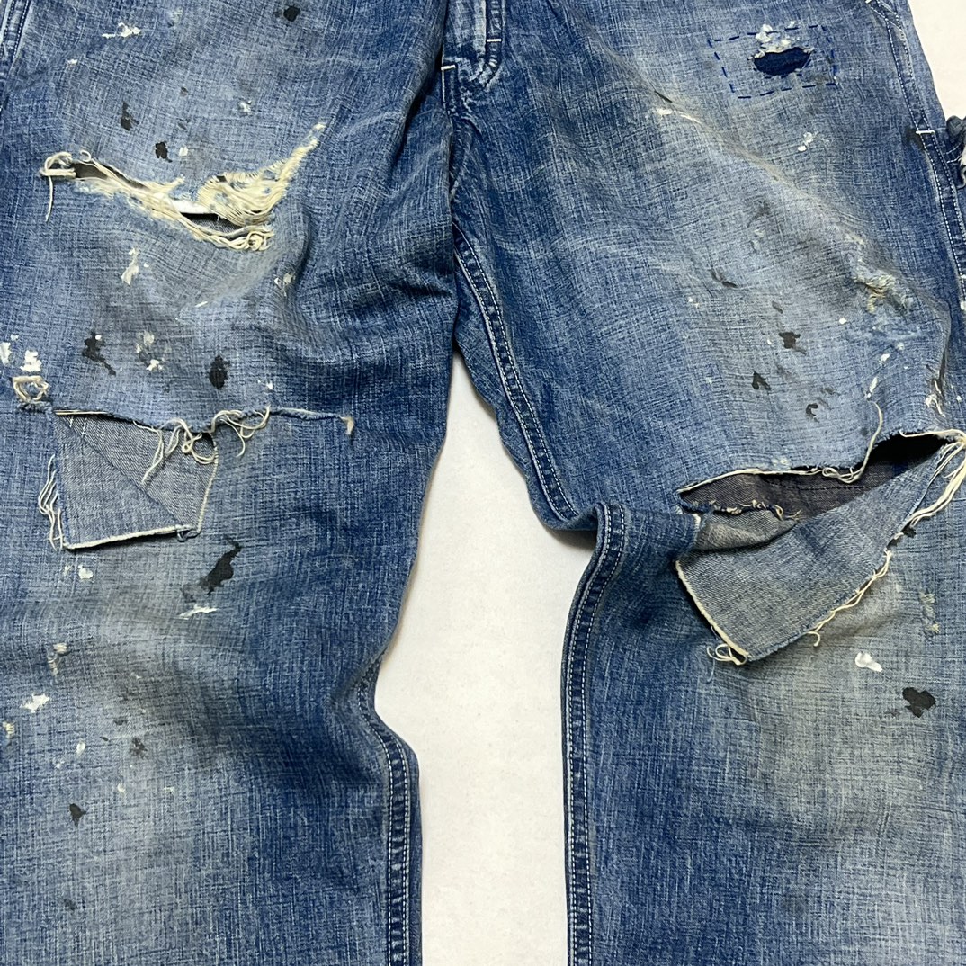 SAINT Mxxxxxx 24SS Painter Denim Pants "Blue"   (SM-YS8-0000-051）