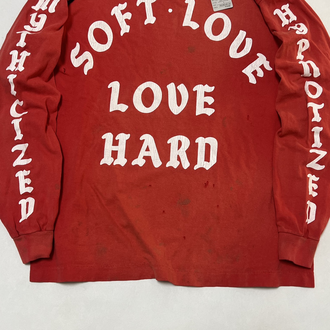 SAINT Mxxxxxx 24SS LS Tee / Soft Love "Red" (SM-YS8-0000-021）