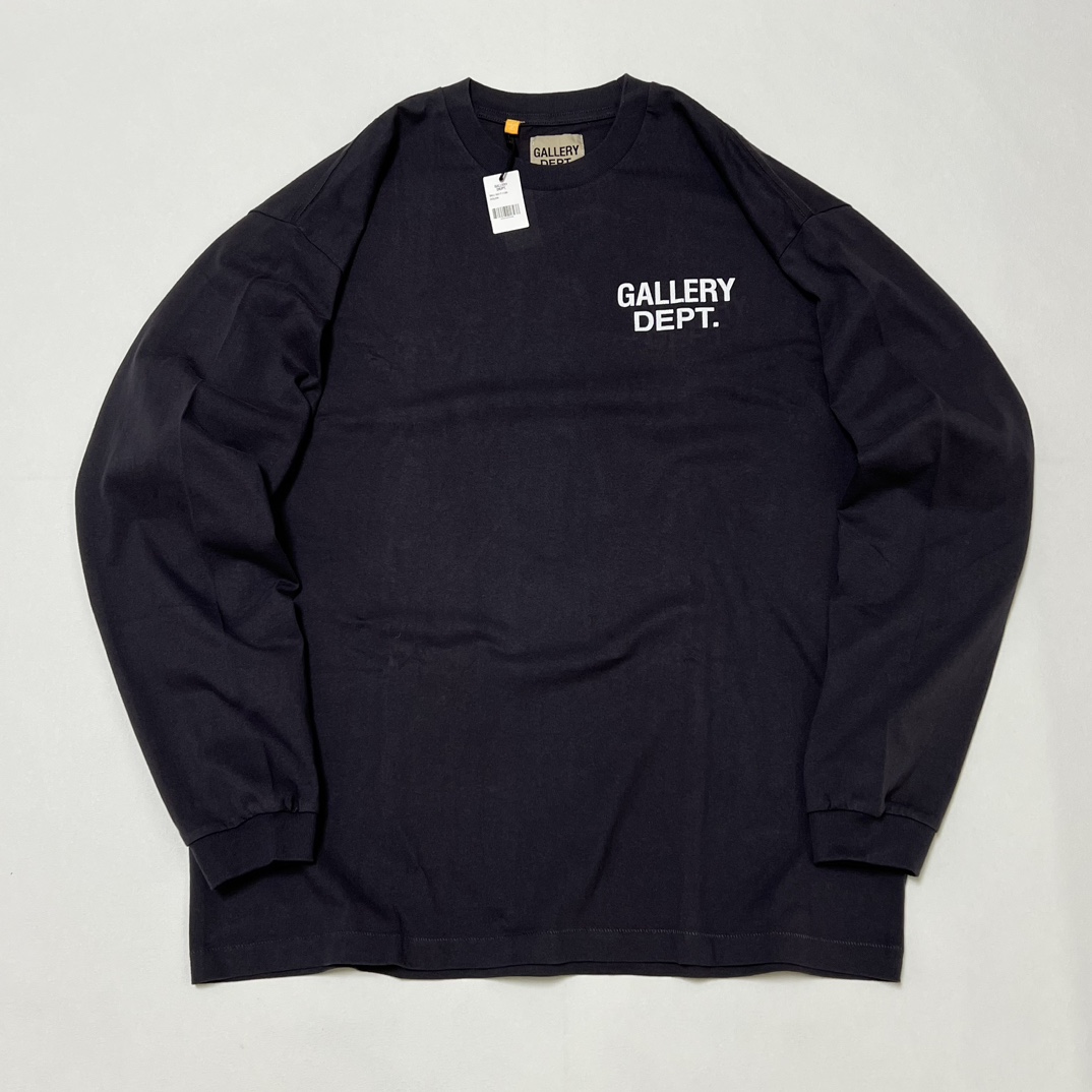 GALLERY DEPT. Reversible logo long sleeve T-shirt（SS-1100-BLCK-M）