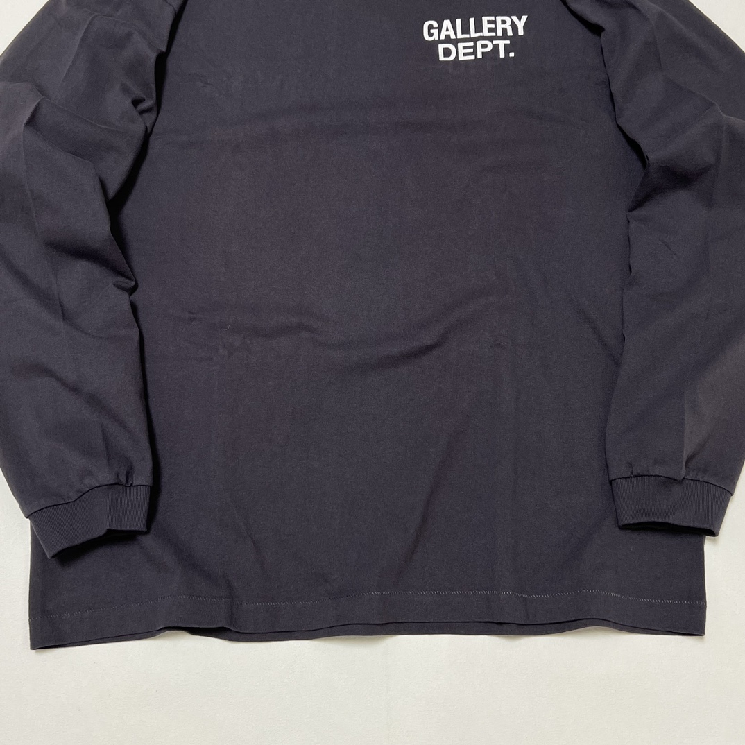 GALLERY DEPT. Reversible logo long sleeve T-shirt（SS-1100-BLCK-M）