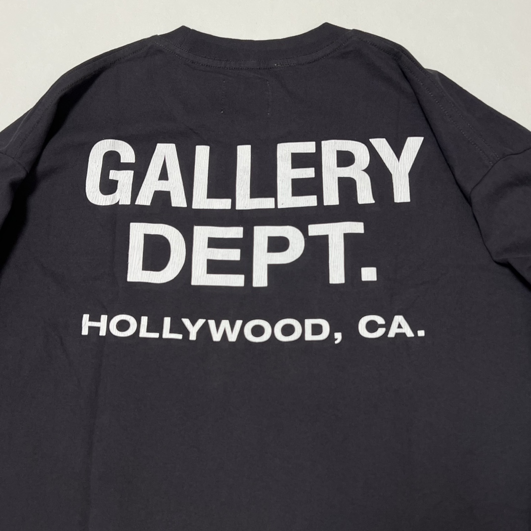GALLERY DEPT. Reversible logo long sleeve T-shirt（SS-1100-BLCK-M）