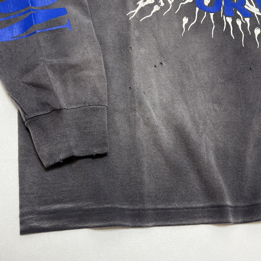 SAINT Mxxxxxx X Kosuke Kawamura LS TEE NOTHING IMP (SM-YS1-0000-C35）