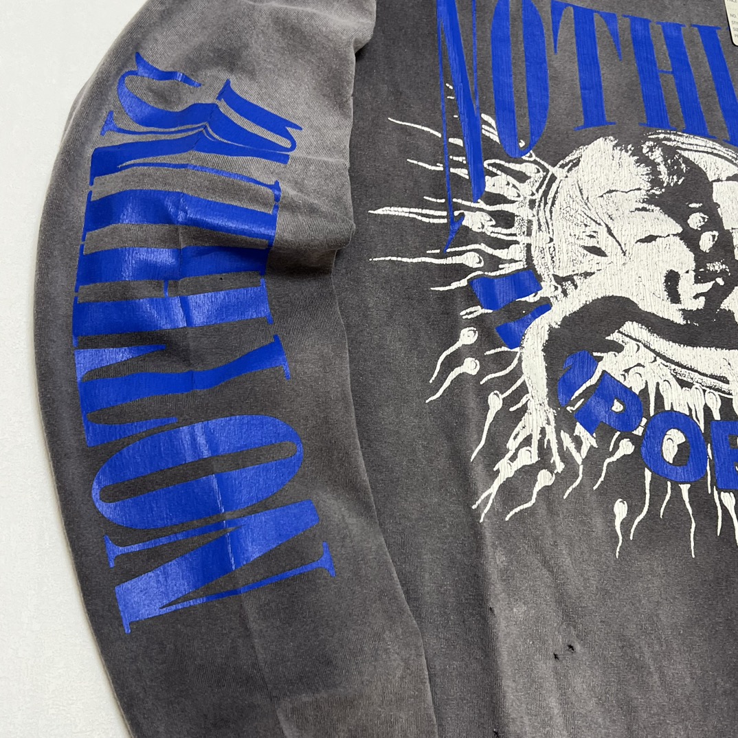 SAINT Mxxxxxx X Kosuke Kawamura LS TEE NOTHING IMP (SM-YS1-0000-C35）