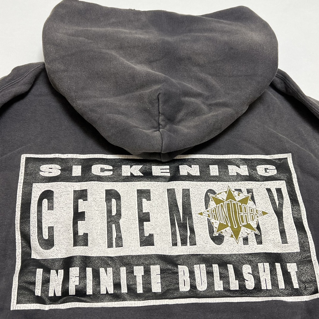 SAINT Mxxxxxx 24FW x Denim Tears DT_Hoodie "Black" (SM-YS1-0000-C46）