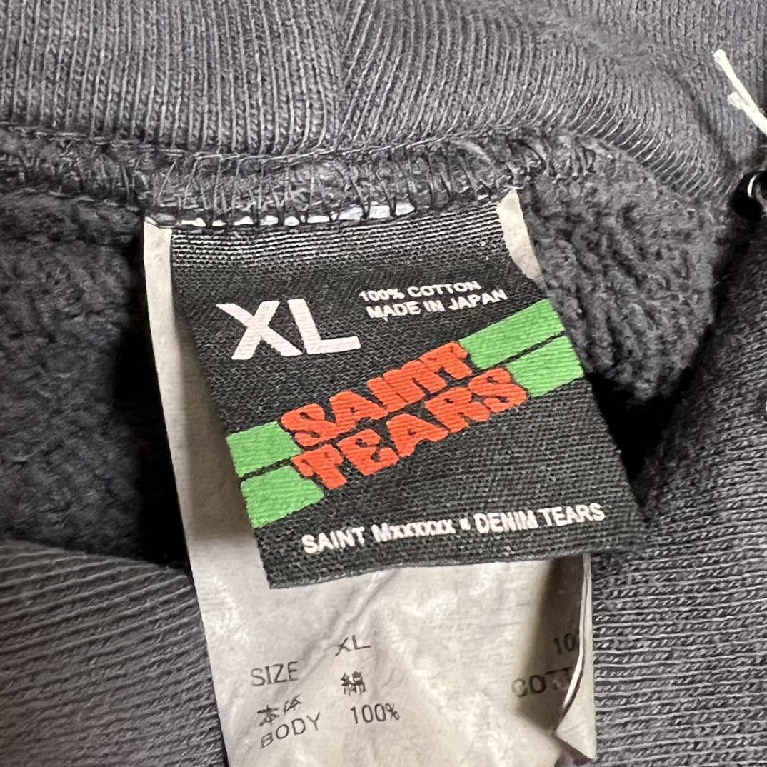 SAINT Mxxxxxx 24FW x Denim Tears DT_Hoodie "Black" (SM-YS1-0000-C46）