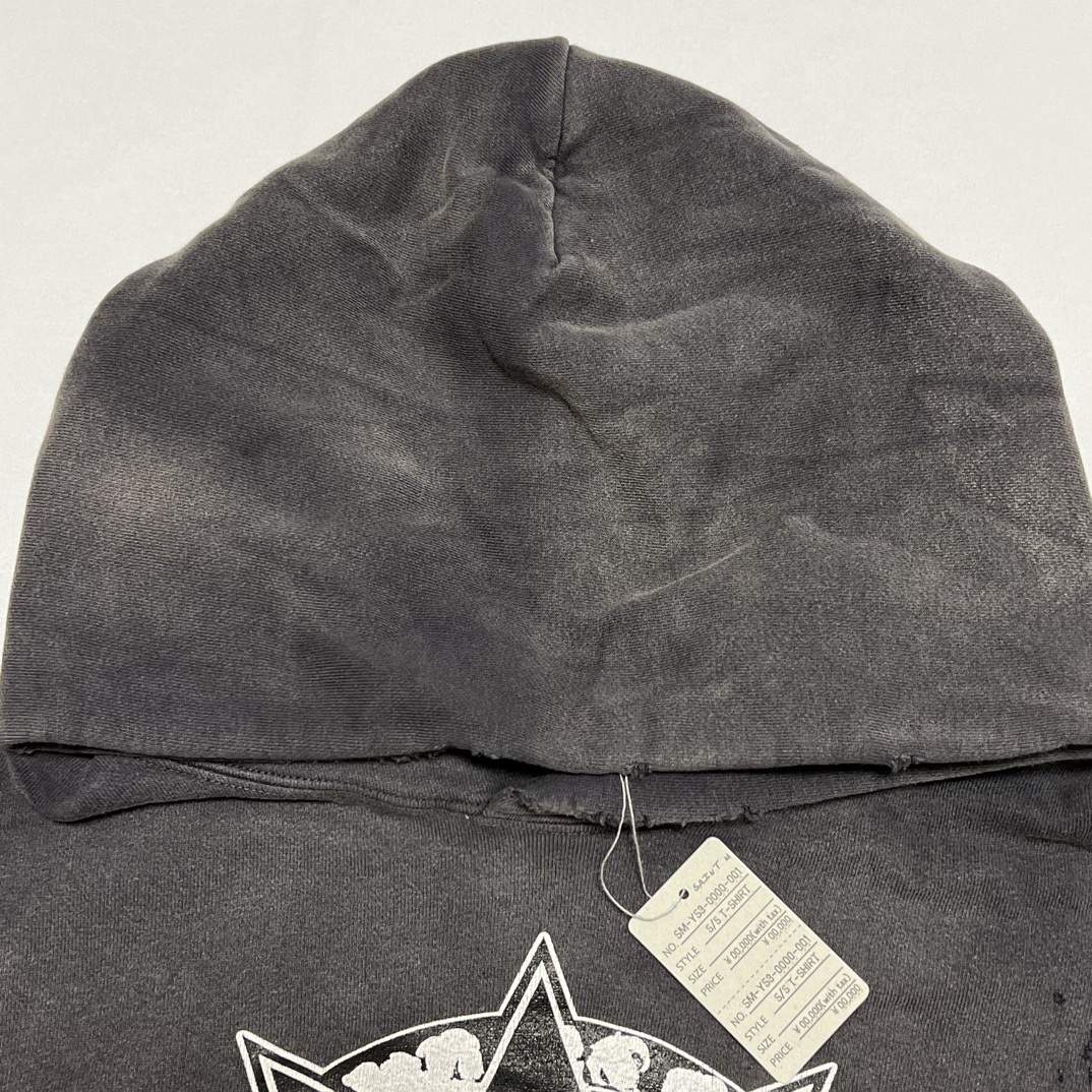 SAINT Mxxxxxx 24FW x Denim Tears DT_Hoodie "Black" (SM-YS1-0000-C46）