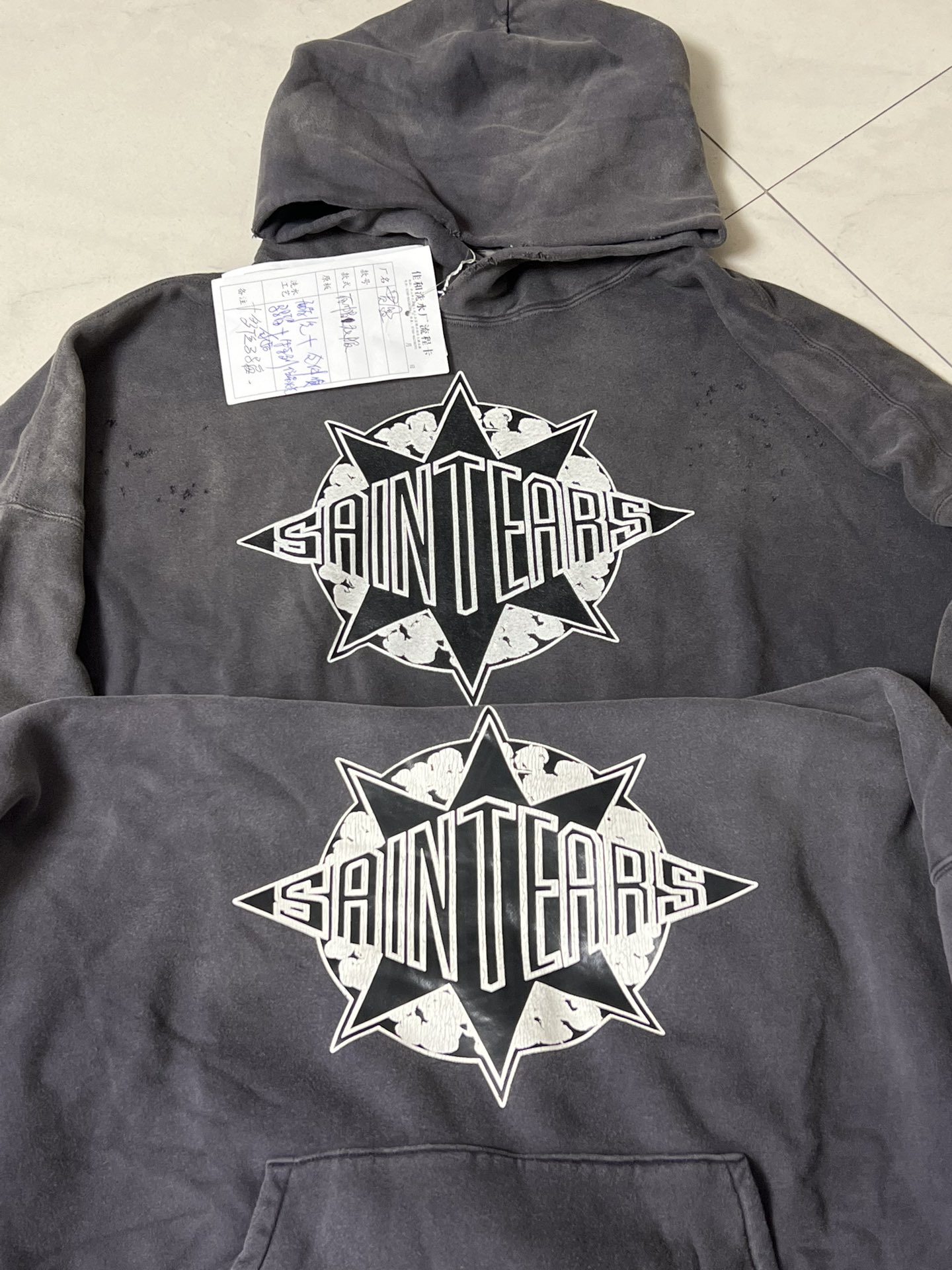 SAINT Mxxxxxx 24FW x Denim Tears DT_Hoodie "Black" (SM-YS1-0000-C46）