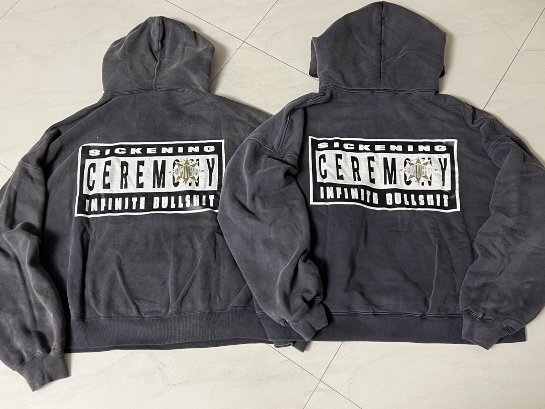 SAINT Mxxxxxx 24FW x Denim Tears DT_Hoodie "Black" (SM-YS1-0000-C46）