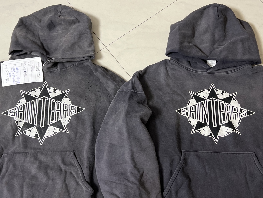 SAINT Mxxxxxx 24FW x Denim Tears DT_Hoodie "Black" (SM-YS1-0000-C46）