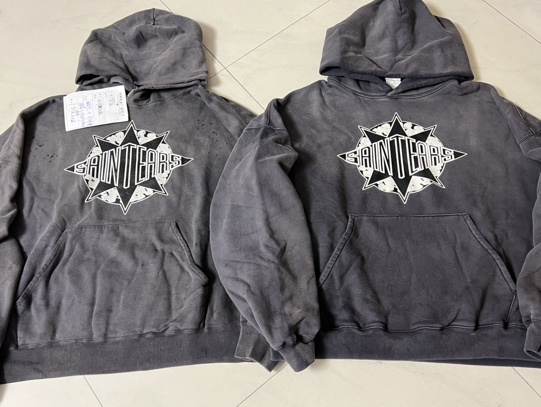 SAINT Mxxxxxx 24FW x Denim Tears DT_Hoodie "Black" (SM-YS1-0000-C46）