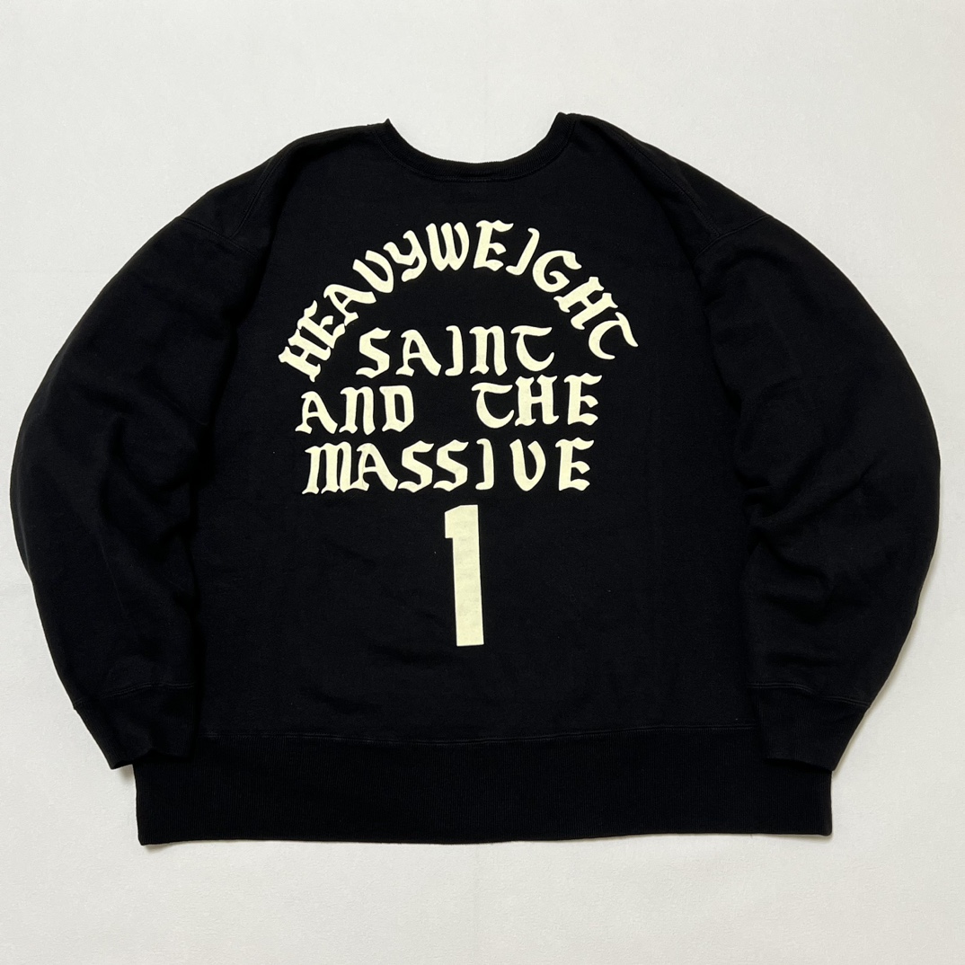 SAINT Mxxxxxx  Logo crew neck sweatshirt (SM-YS1-0000-028）