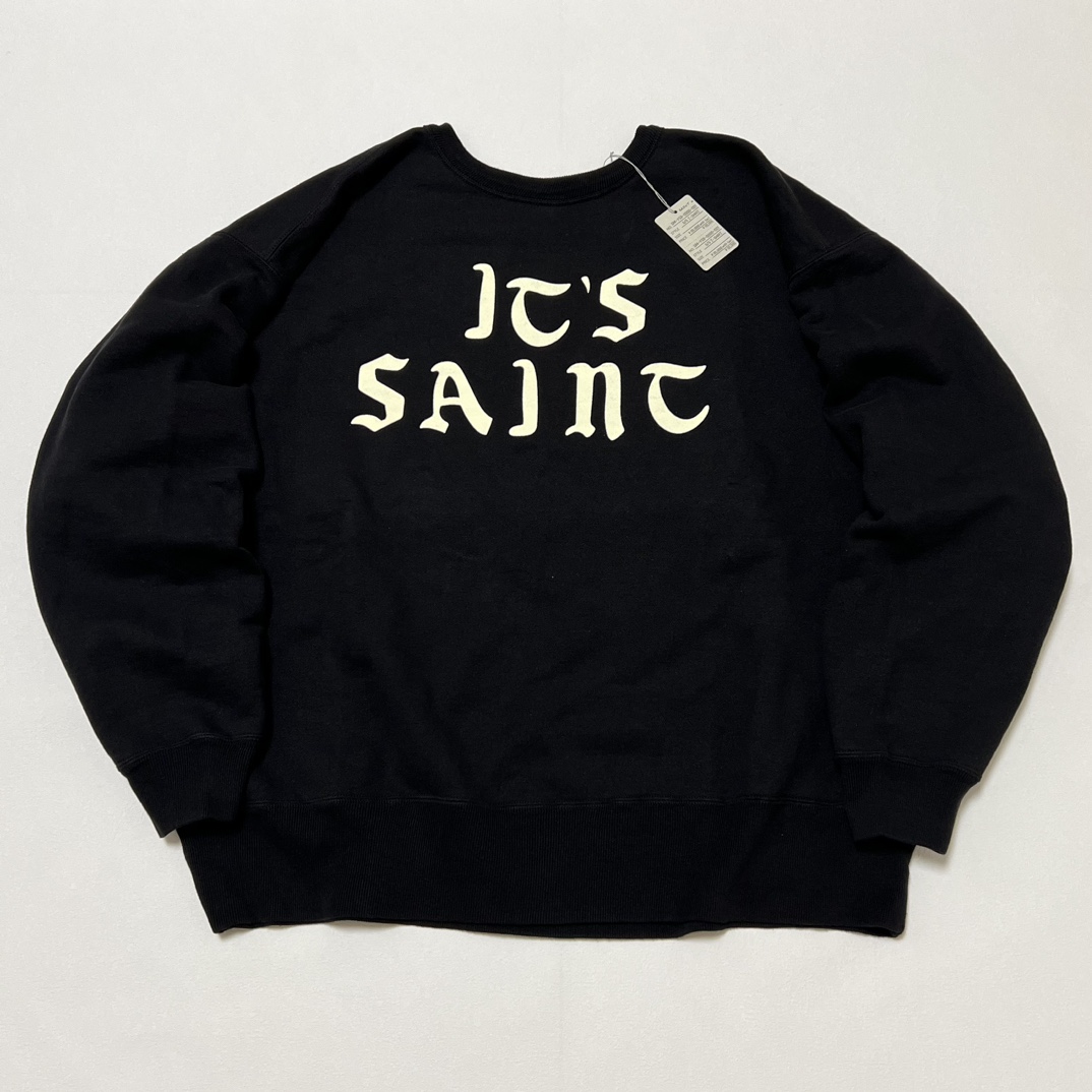 SAINT Mxxxxxx  Logo crew neck sweatshirt (SM-YS1-0000-028）