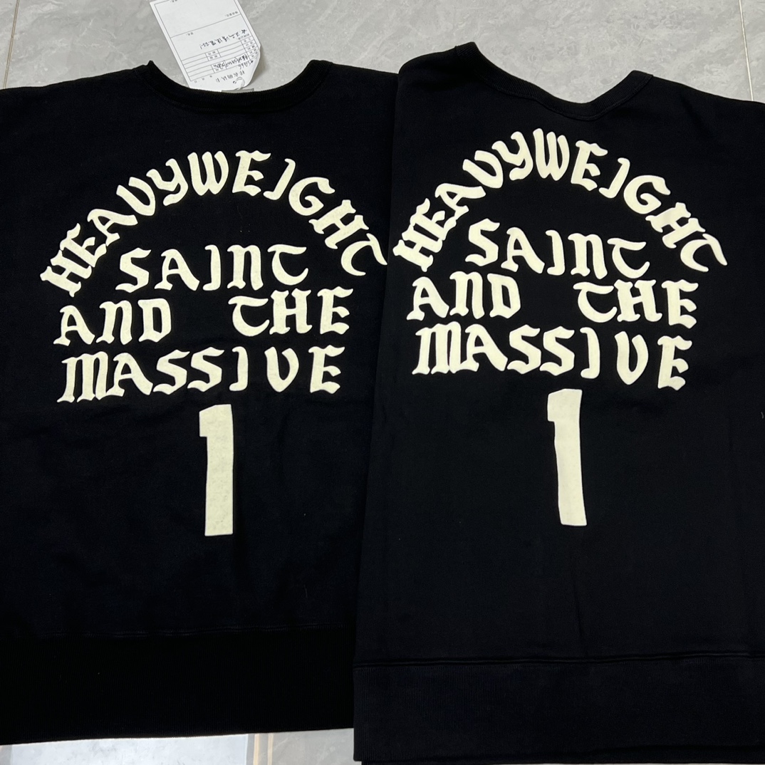 SAINT Mxxxxxx  Logo crew neck sweatshirt (SM-YS1-0000-028）