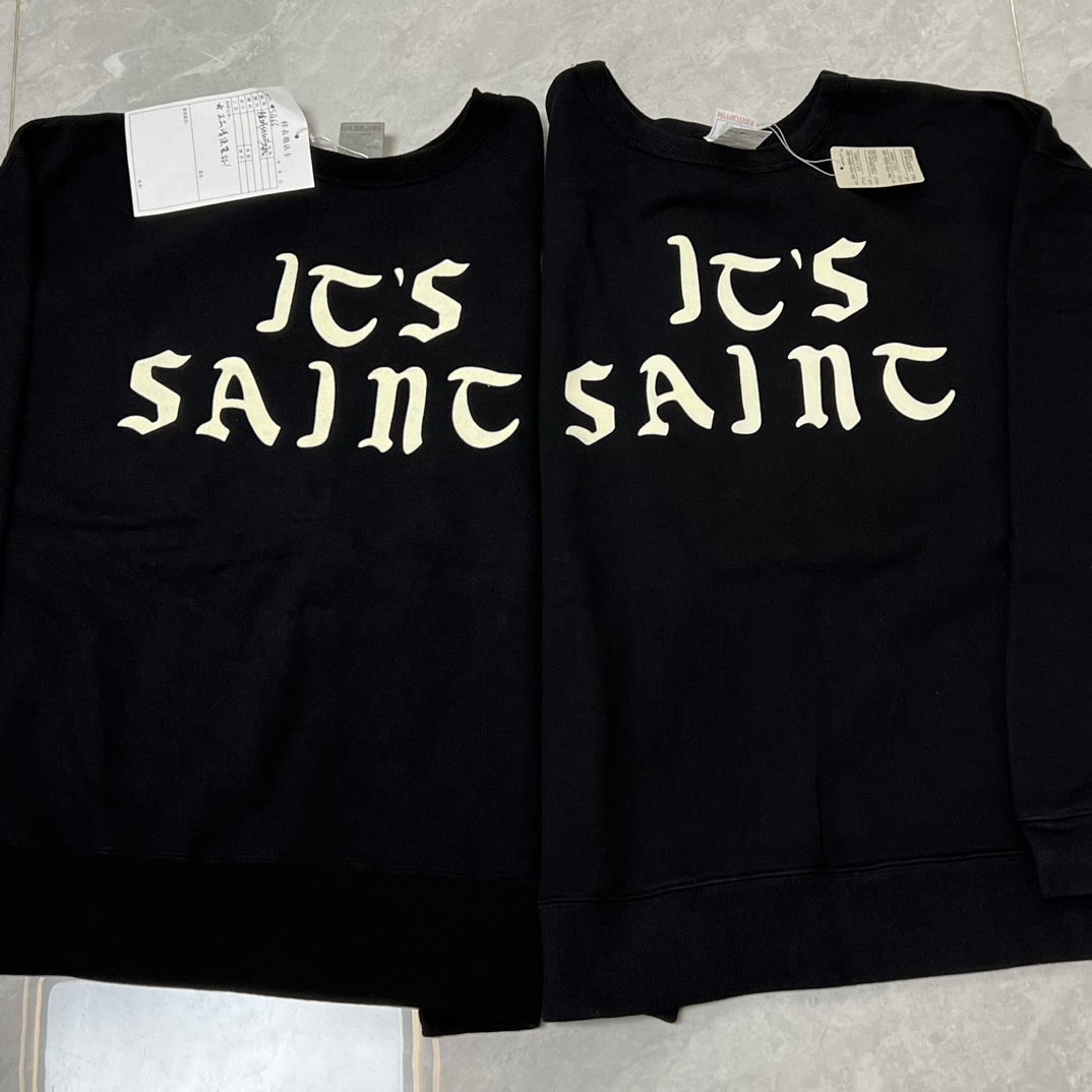 SAINT Mxxxxxx  Logo crew neck sweatshirt (SM-YS1-0000-028）