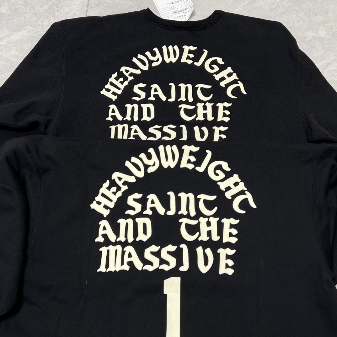 SAINT Mxxxxxx  Logo crew neck sweatshirt (SM-YS1-0000-028）