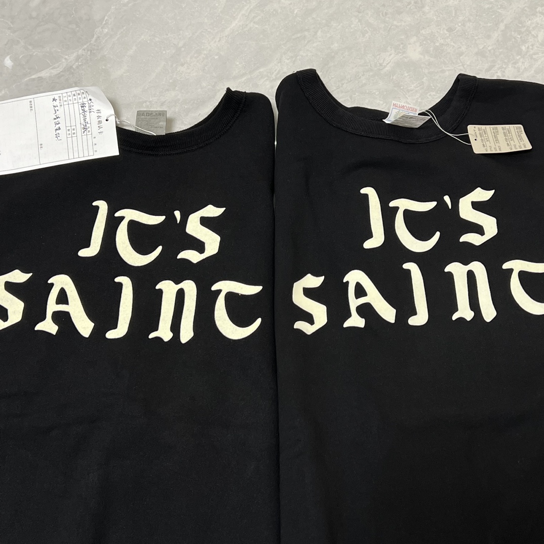 SAINT Mxxxxxx  Logo crew neck sweatshirt (SM-YS1-0000-028）