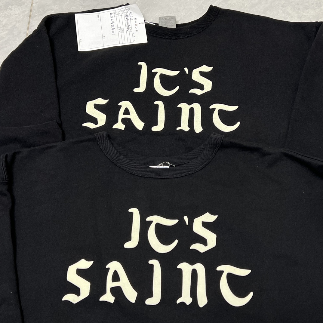 SAINT Mxxxxxx  Logo crew neck sweatshirt (SM-YS1-0000-028）