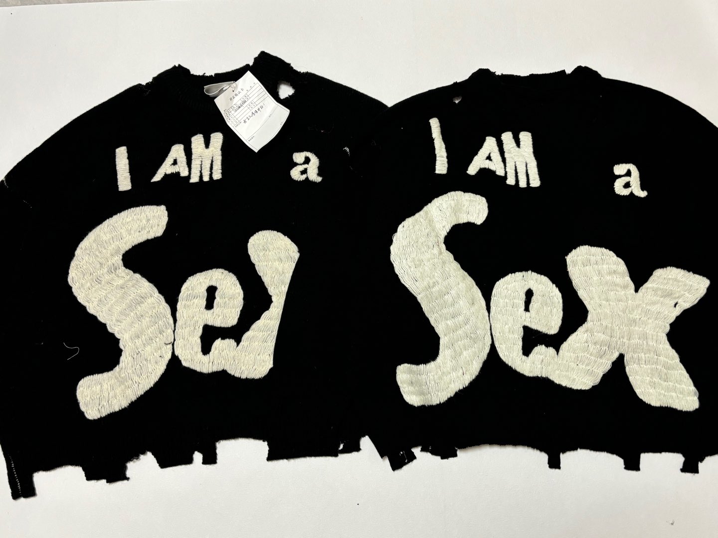SAINT MXXXXXX  SEX PISTOLS KNIT PO I AM A(SM-YS1-0000-C24）