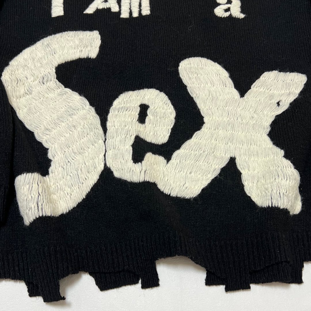 SAINT MXXXXXX  SEX PISTOLS KNIT PO I AM A(SM-YS1-0000-C24）