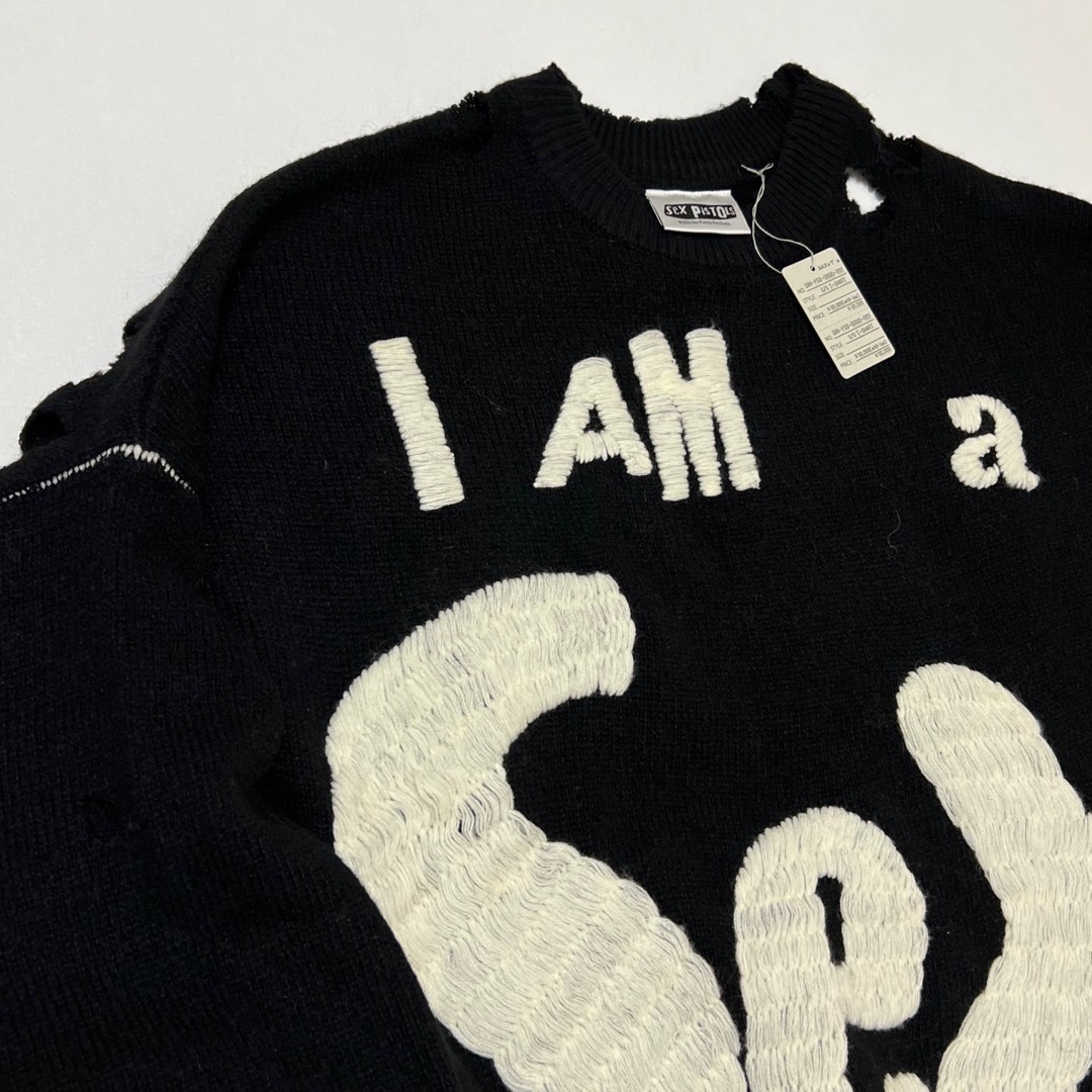 SAINT MXXXXXX  SEX PISTOLS KNIT PO I AM A(SM-YS1-0000-C24）