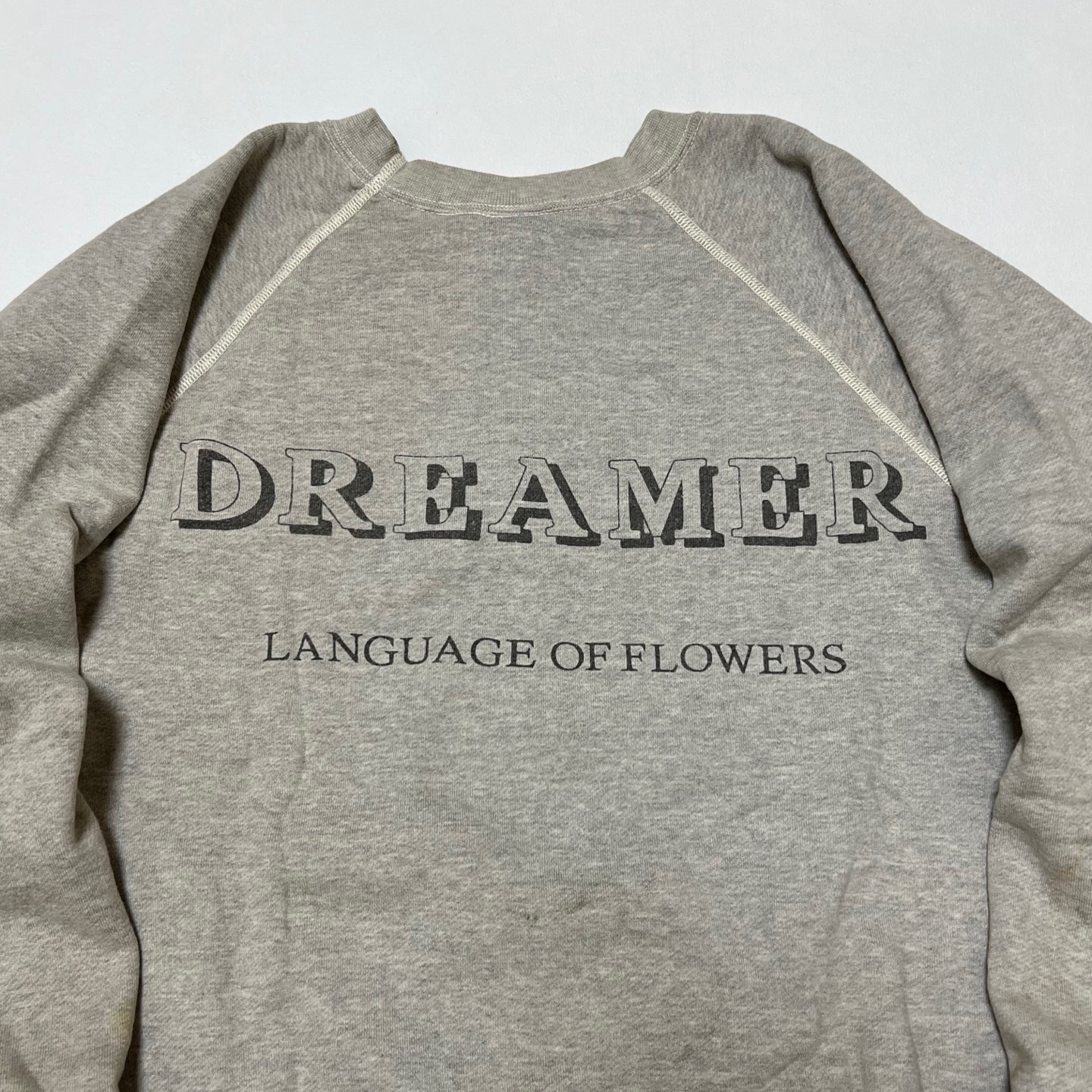 SAINT M×××××× CREW SWT/FLOWER/GRAY (SM-YS1-0000-032）