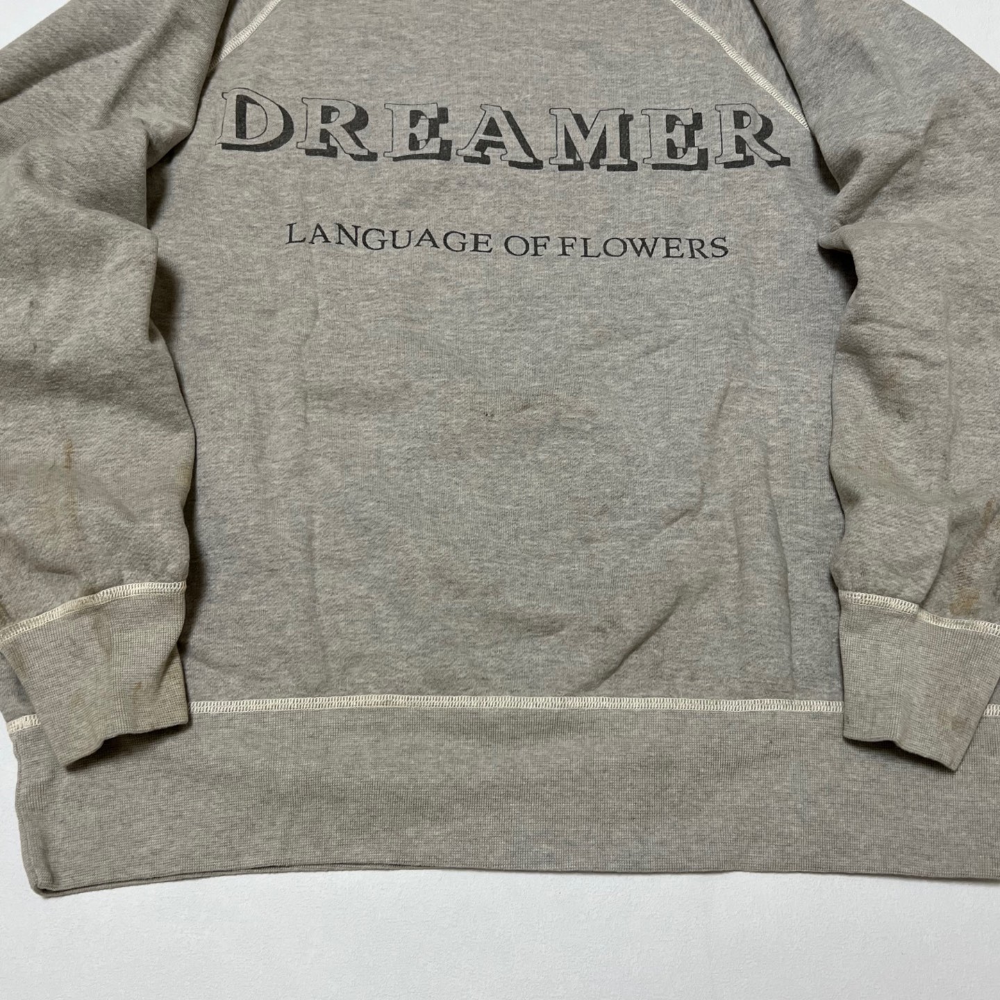 SAINT M×××××× CREW SWT/FLOWER/GRAY (SM-YS1-0000-032）