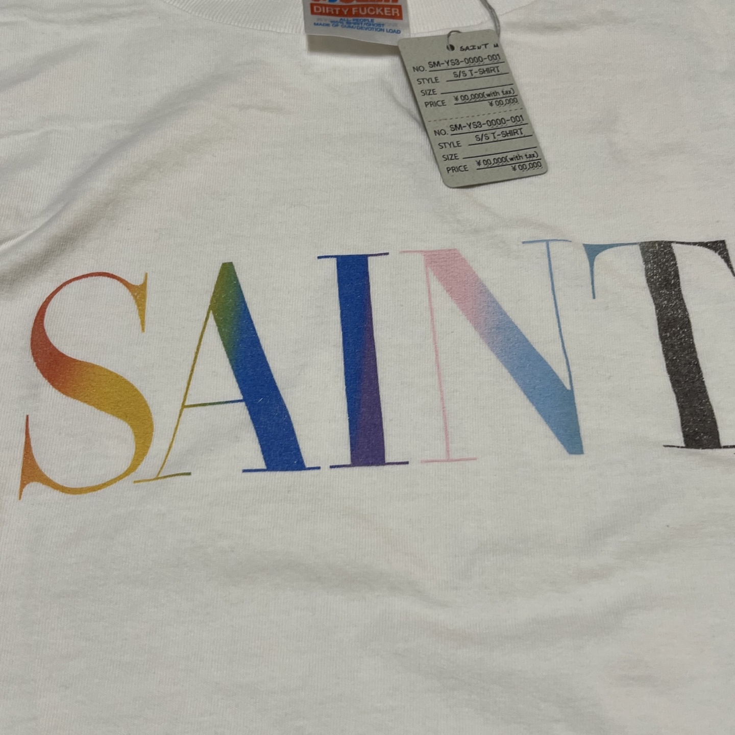 SAINT M×××××× T-shirt (SM-YS1-0000-007）