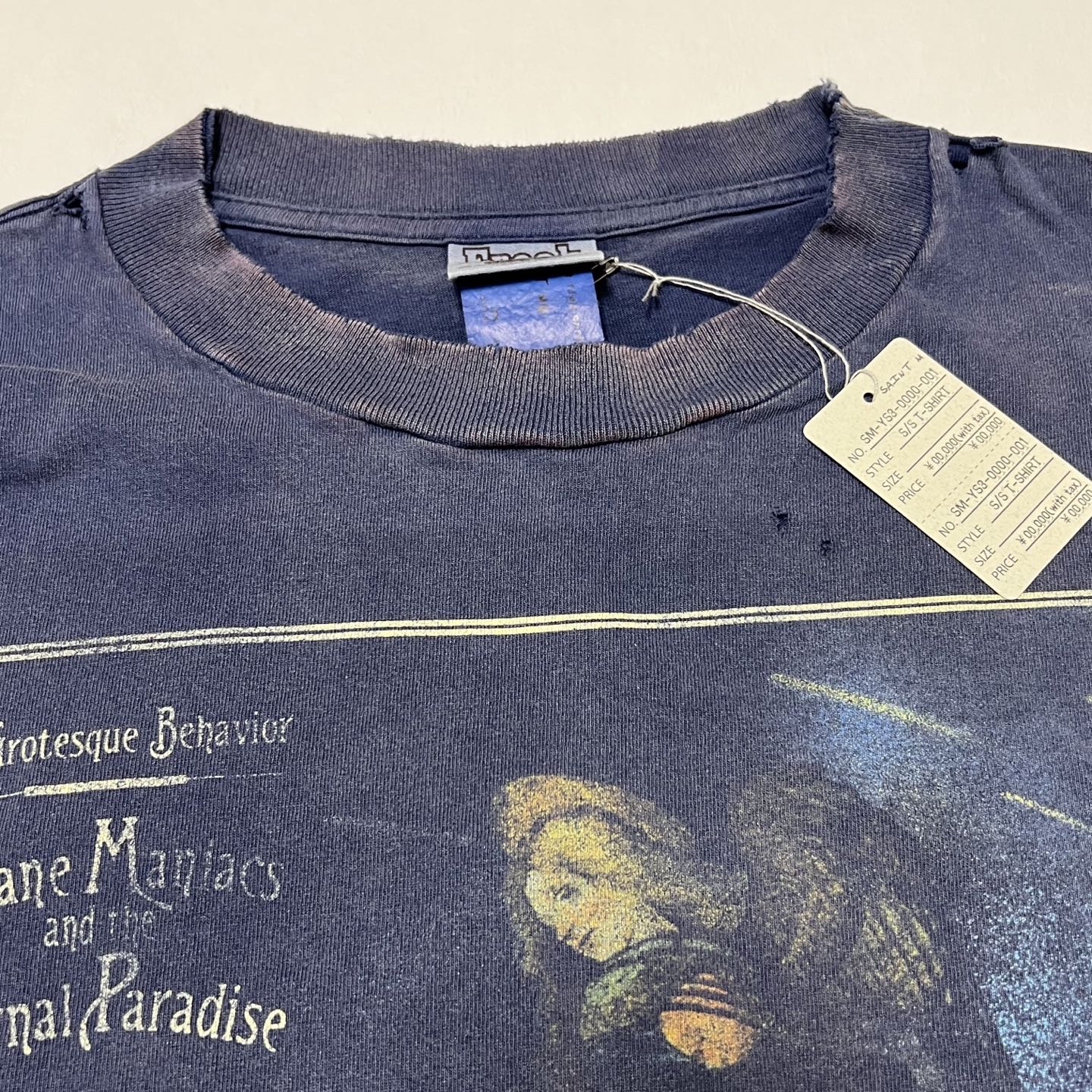 SAINT Mxxxxxx X cactus plant flea market SS TEE   (SM-YS1-0000-C03）