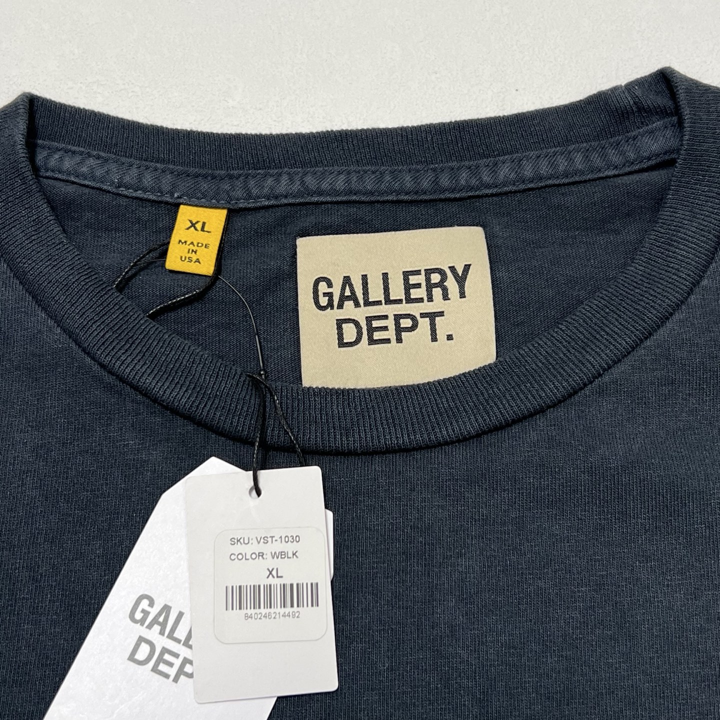 Gallery Dept. Vintage Souvenir Tee 'Black'（GD-VST-1000-BLCK）