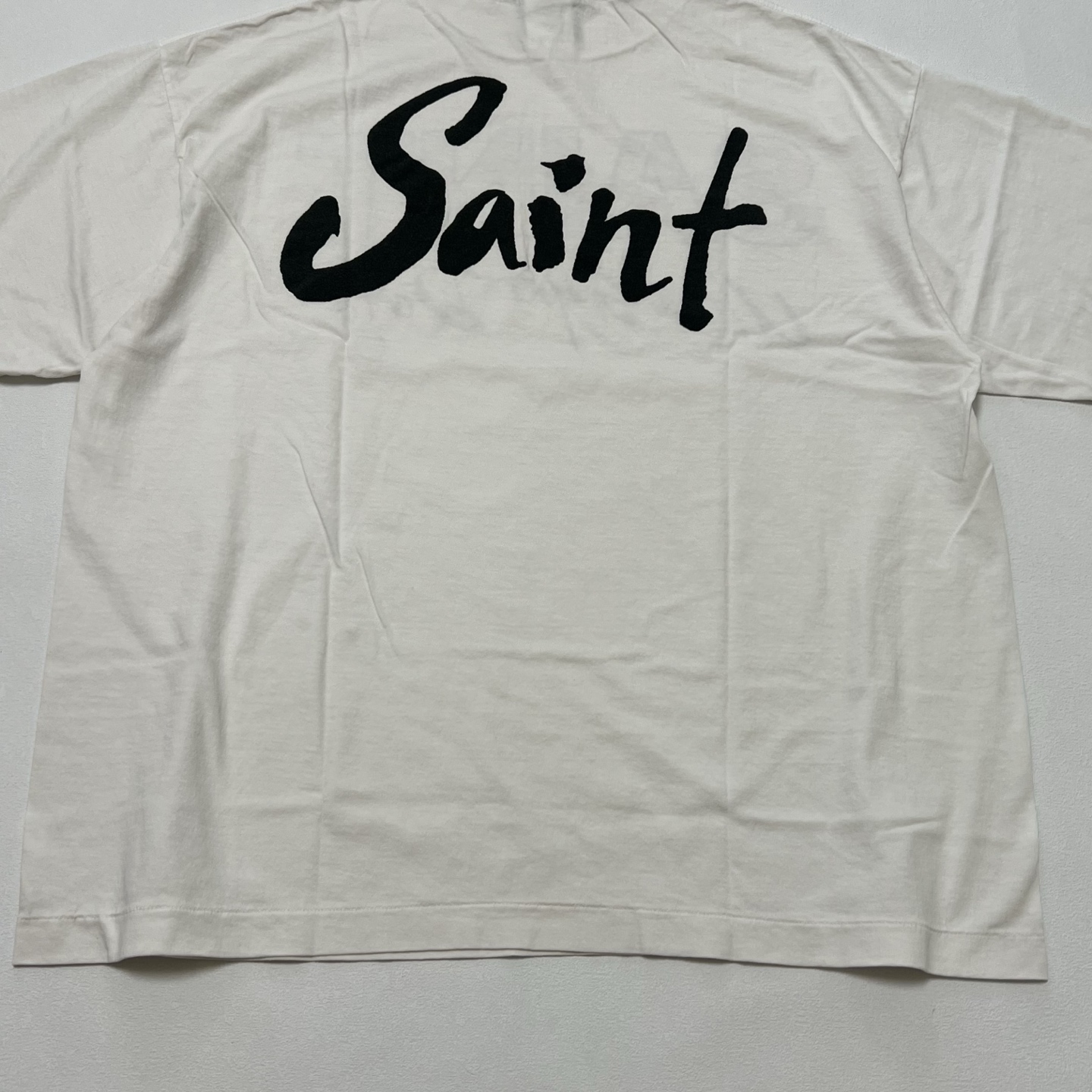 SAINT Mxxxxxx SS Tee_Super Dirty "White"(SM-HR8-0000-025）