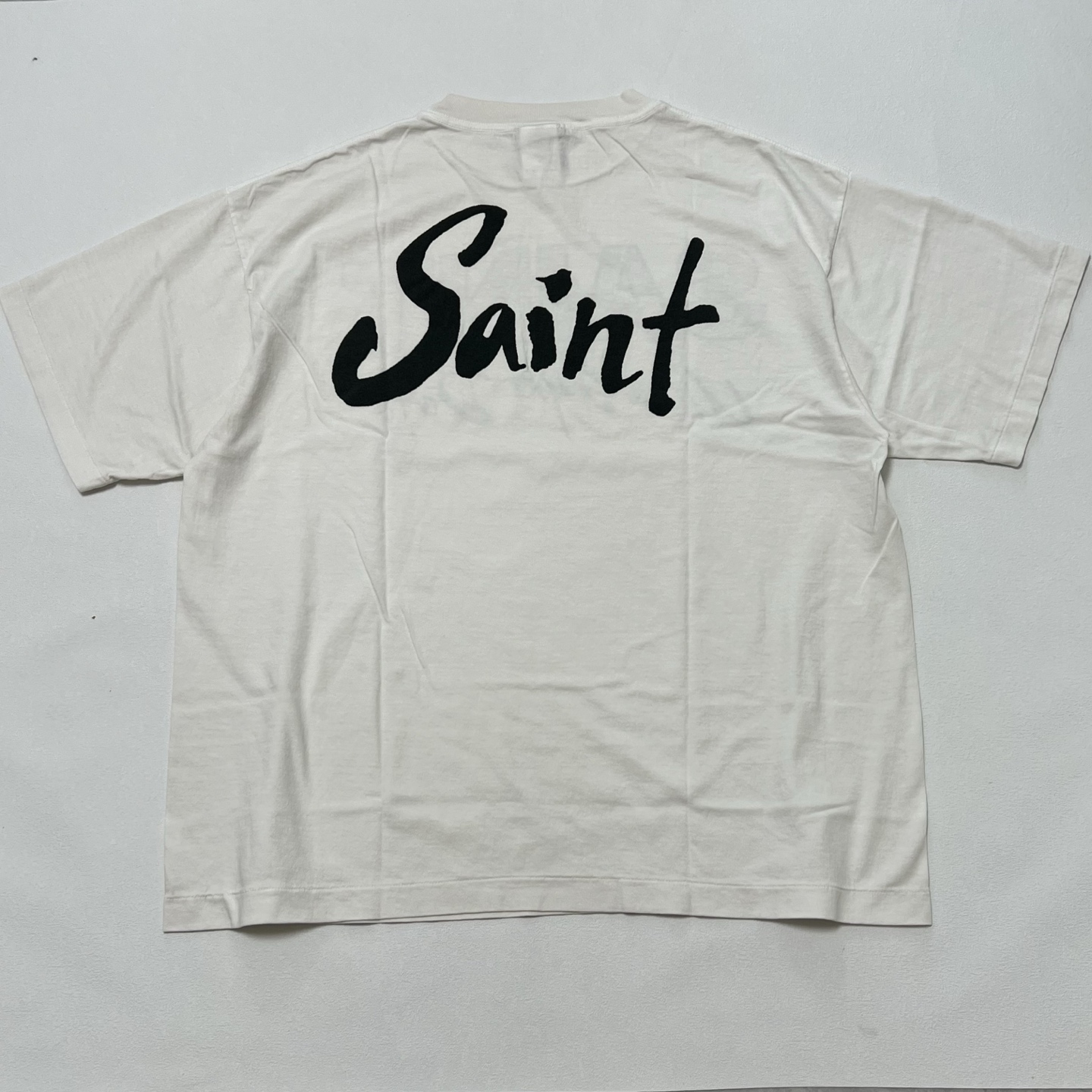 SAINT Mxxxxxx SS Tee_Super Dirty "White"(SM-HR8-0000-025）