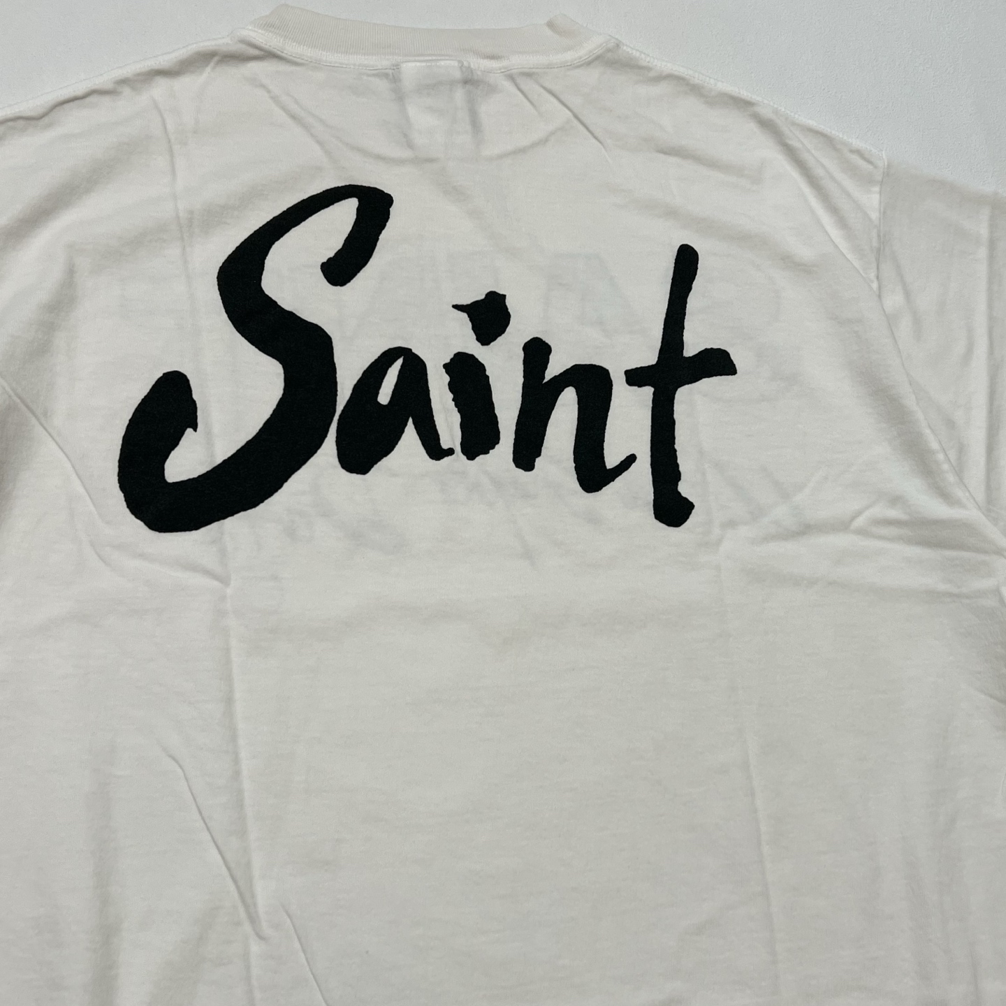 SAINT Mxxxxxx SS Tee_Super Dirty "White"(SM-HR8-0000-025）