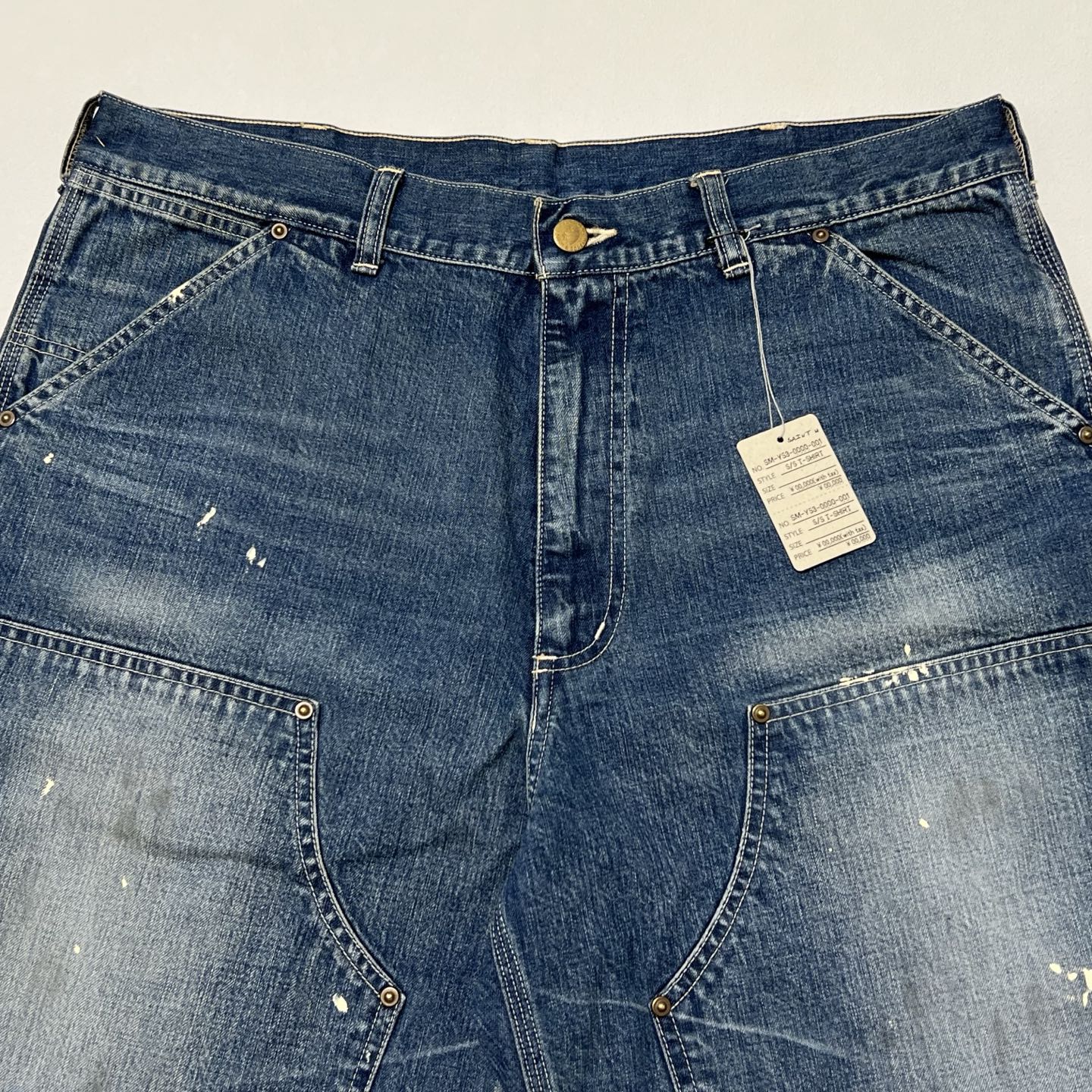 SAINT MICHAEL DOUBLE KNEE SHORTS  (SM-HR8-0000-073）