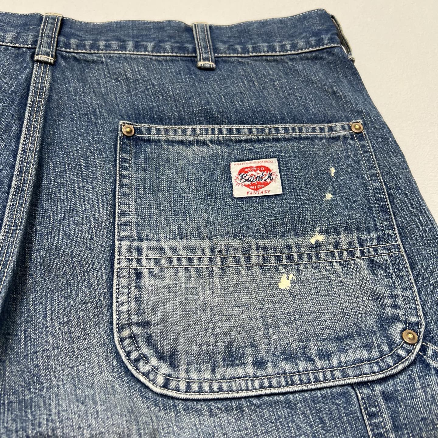 SAINT MICHAEL DOUBLE KNEE SHORTS  (SM-HR8-0000-073）